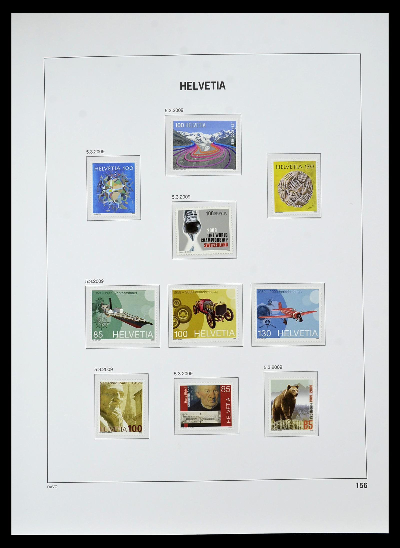 34930 236 - Stamp Collection 34930 Switzerland 1843-2012.