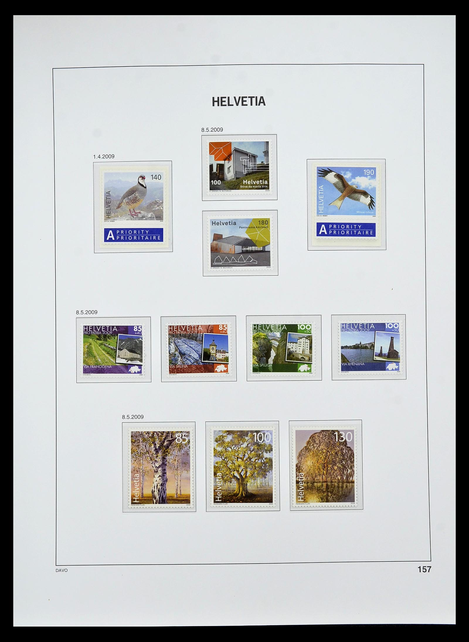 34930 237 - Stamp Collection 34930 Switzerland 1843-2012.