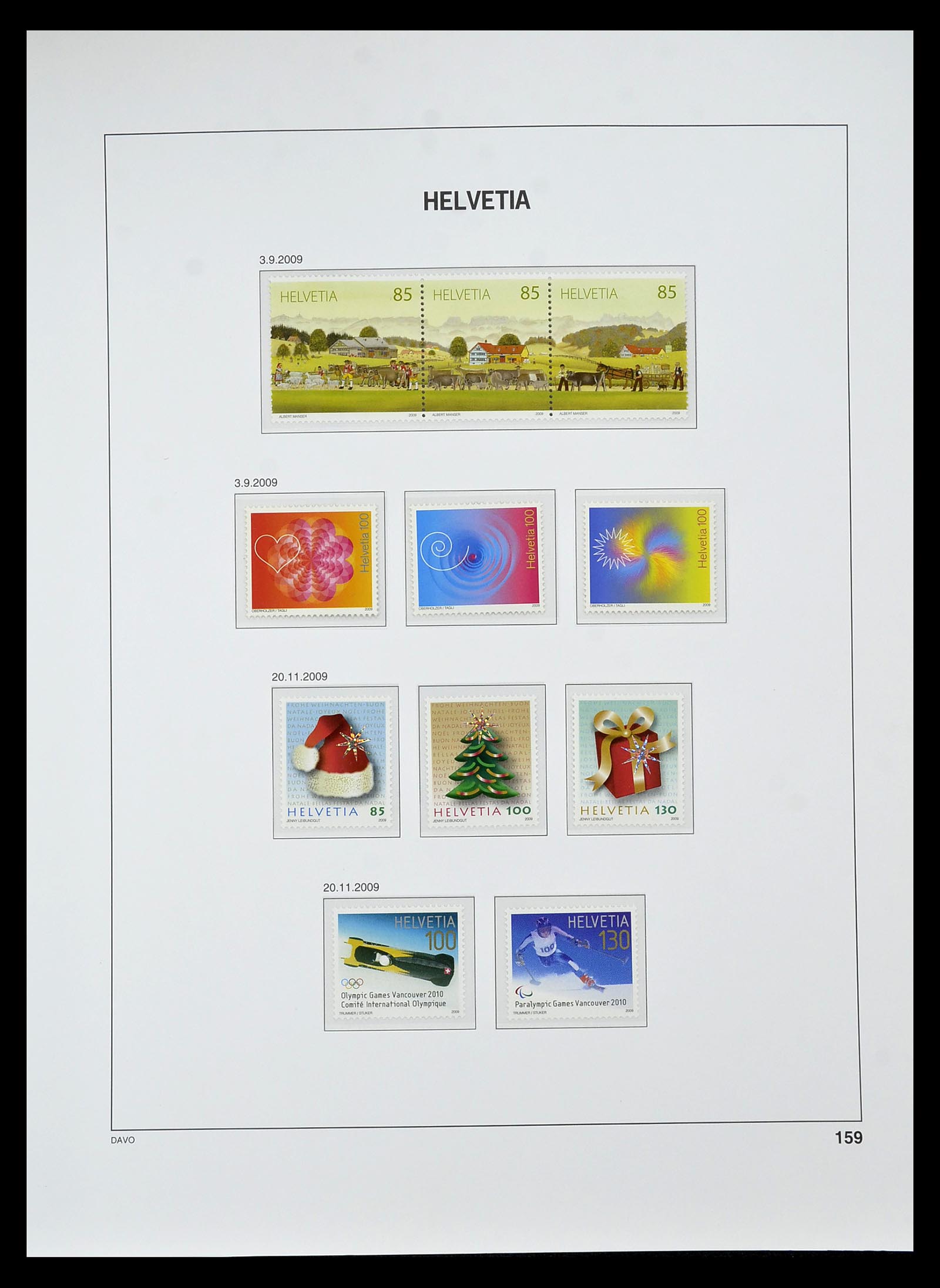 34930 239 - Stamp Collection 34930 Switzerland 1843-2012.