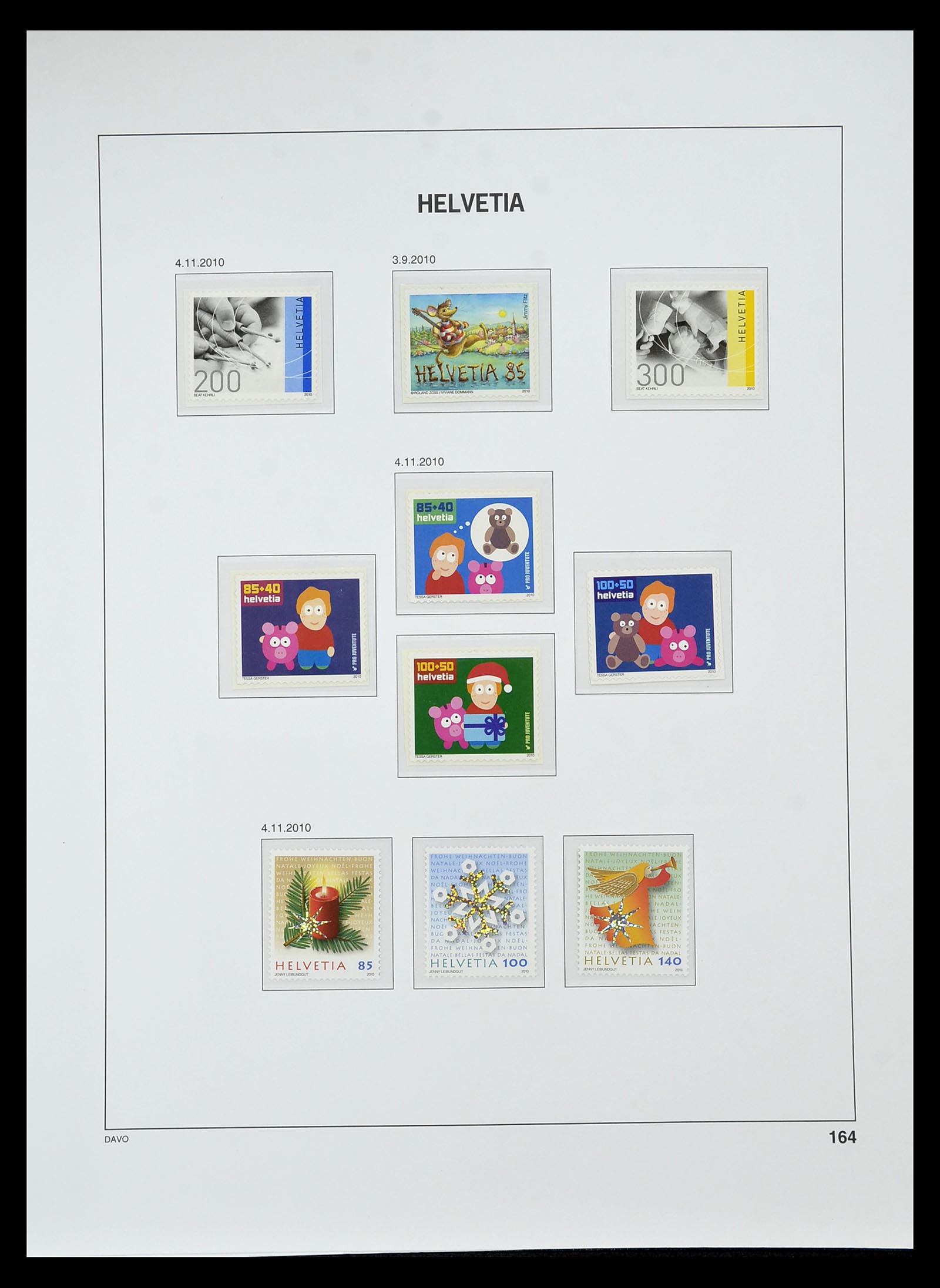 34930 244 - Stamp Collection 34930 Switzerland 1843-2012.