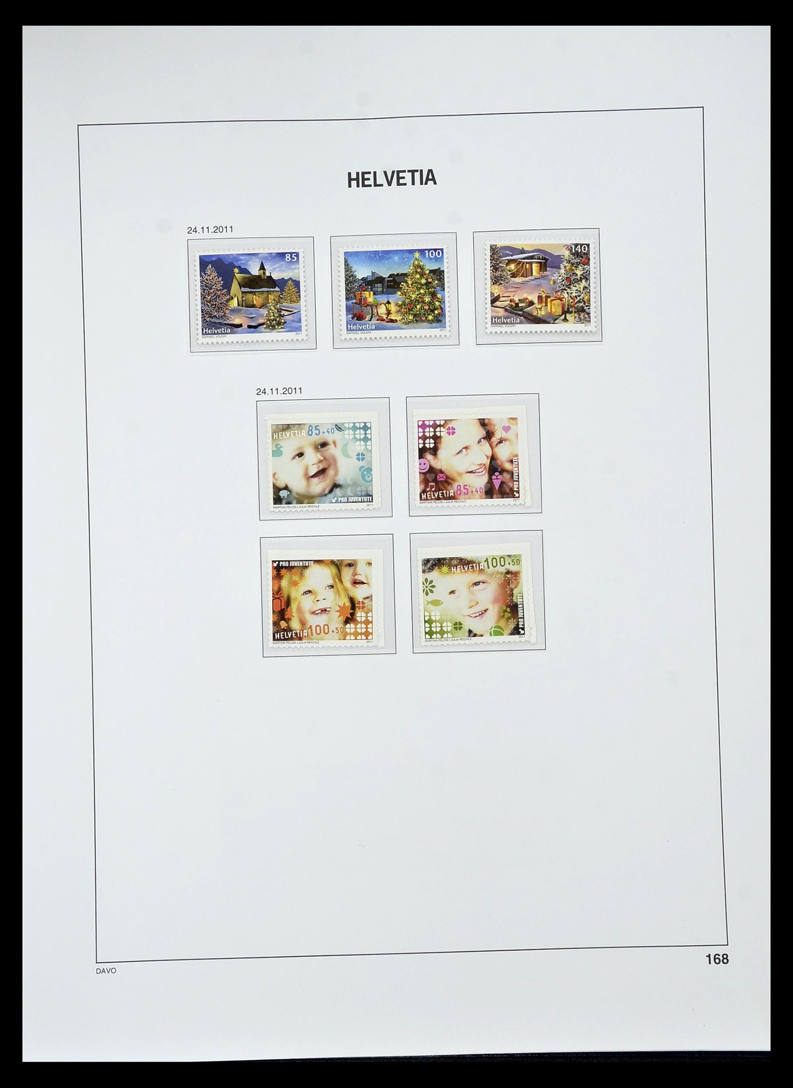 34930 248 - Stamp Collection 34930 Switzerland 1843-2012.