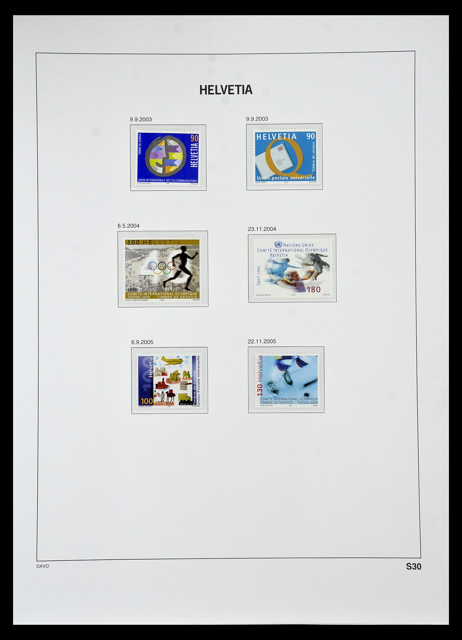 34930 269 - Stamp Collection 34930 Switzerland 1843-2012.