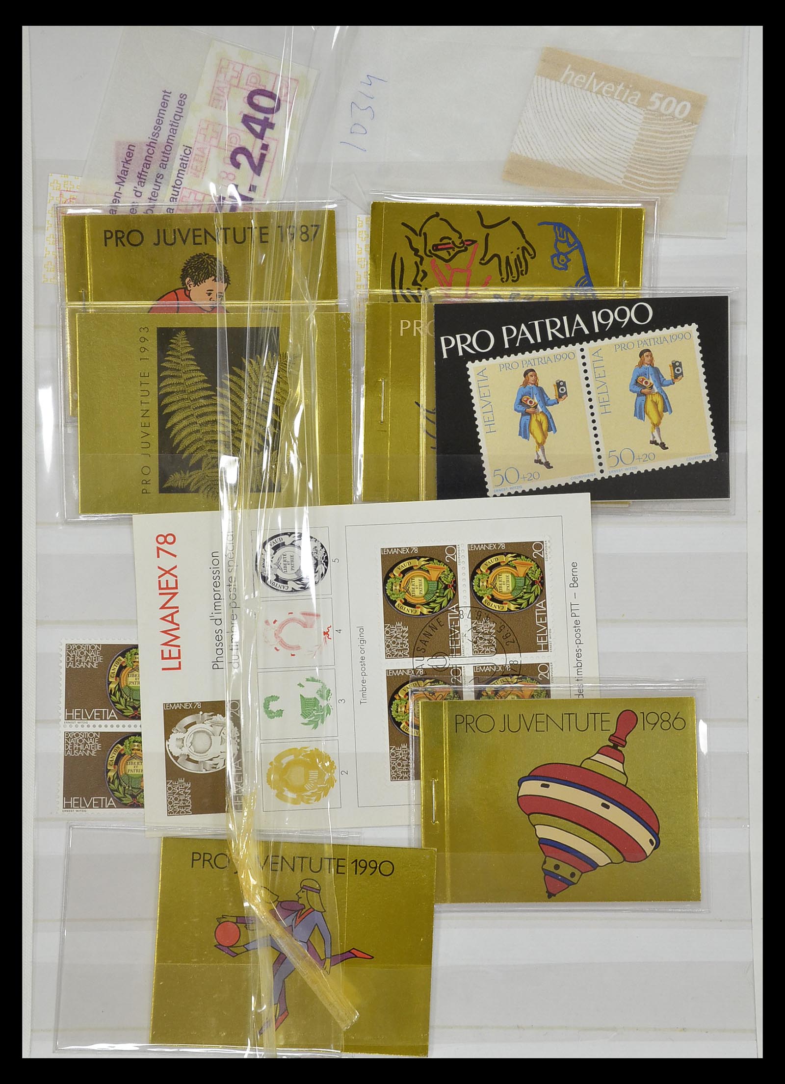 34930 277 - Stamp Collection 34930 Switzerland 1843-2012.
