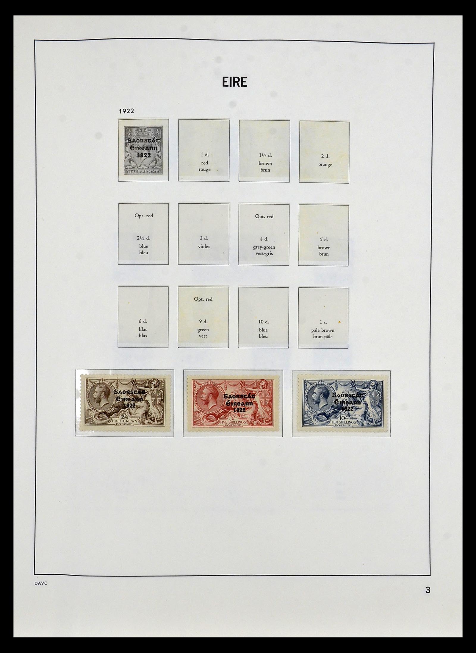 34931 002 - Postzegelverzameling 34931 Ierland 1922-2013.