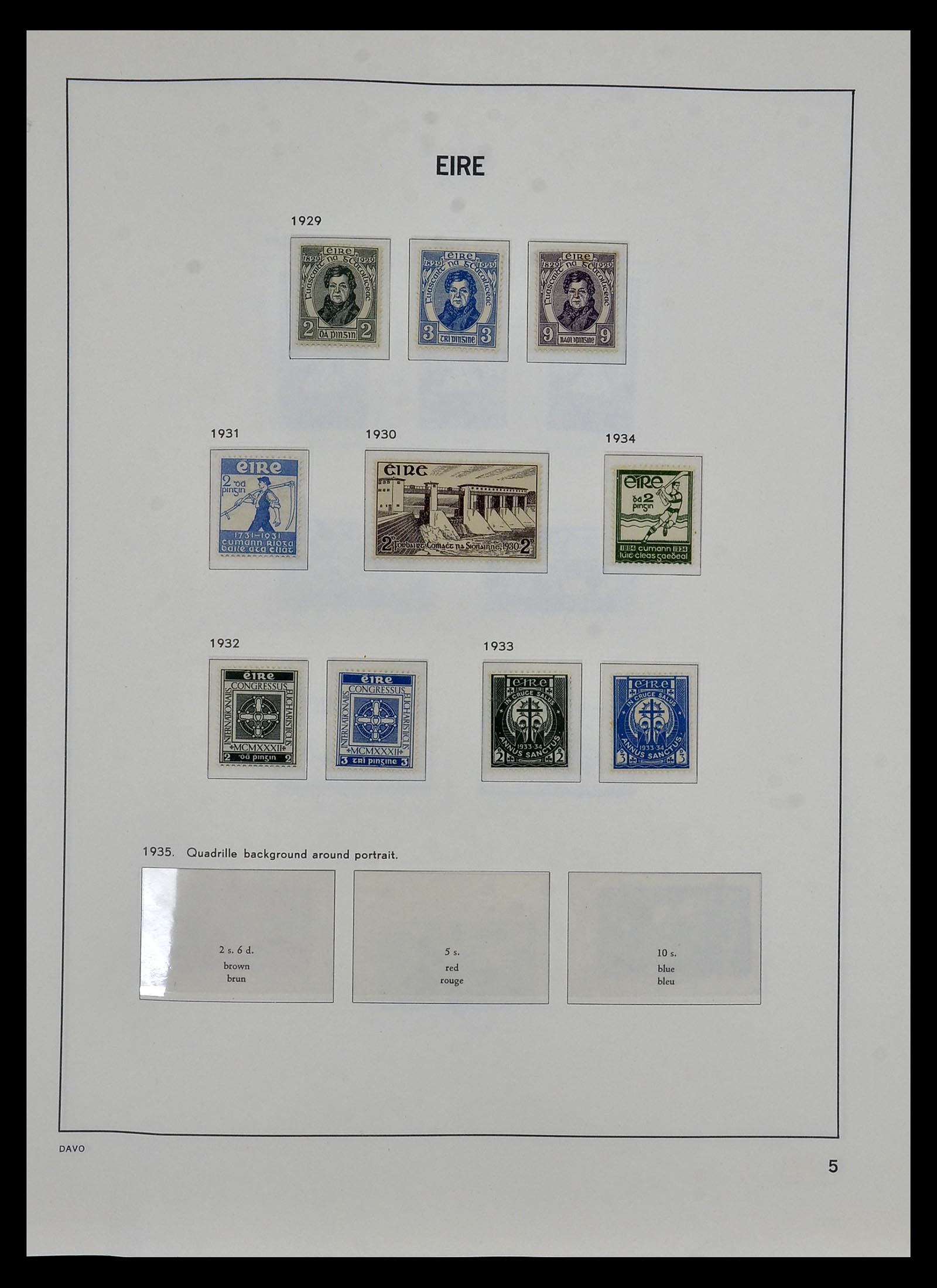 34931 003 - Postzegelverzameling 34931 Ierland 1922-2013.