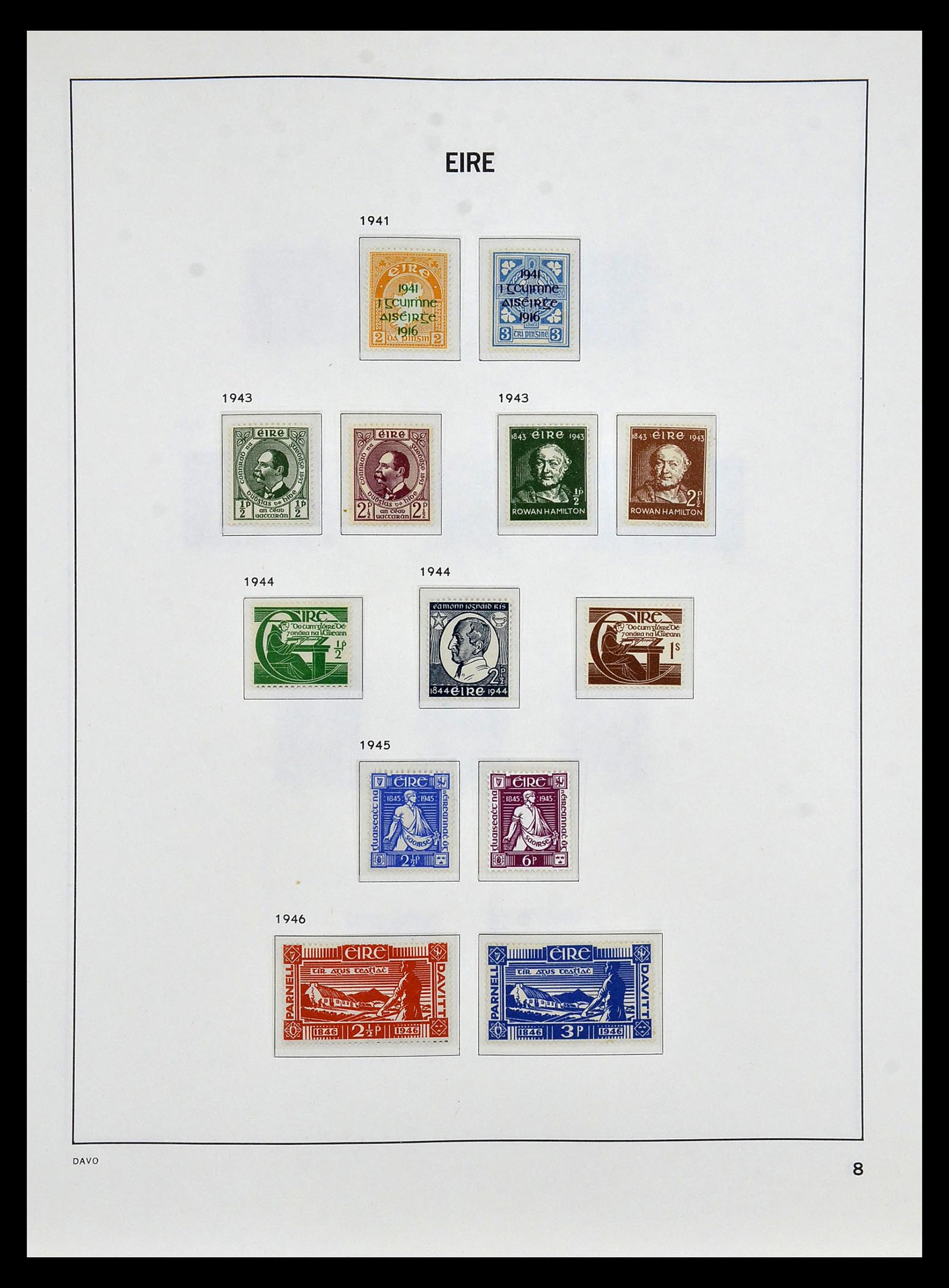 34931 006 - Postzegelverzameling 34931 Ierland 1922-2013.