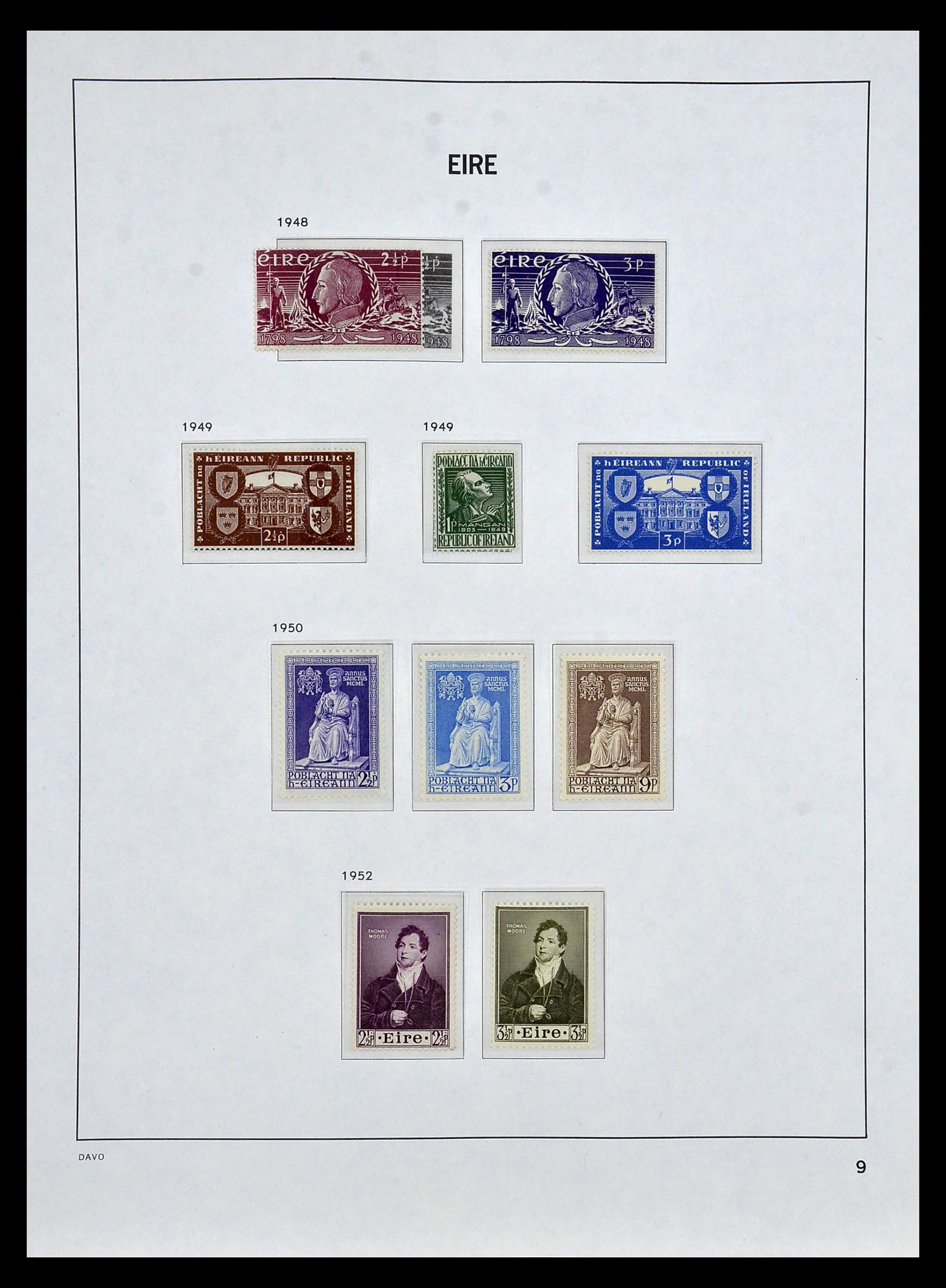 34931 007 - Postzegelverzameling 34931 Ierland 1922-2013.