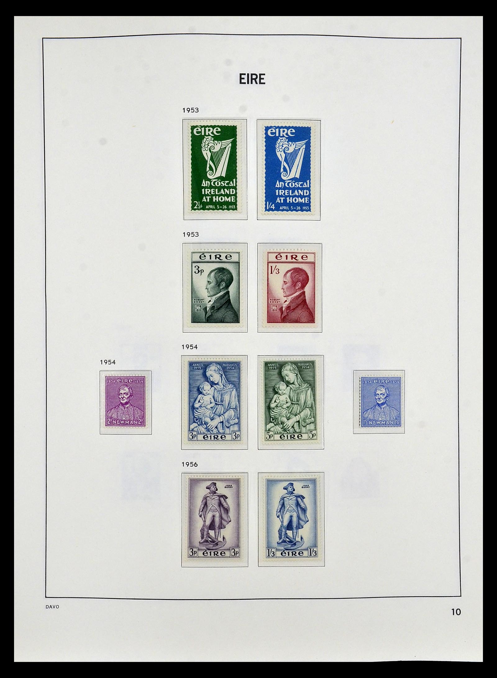 34931 008 - Postzegelverzameling 34931 Ierland 1922-2013.