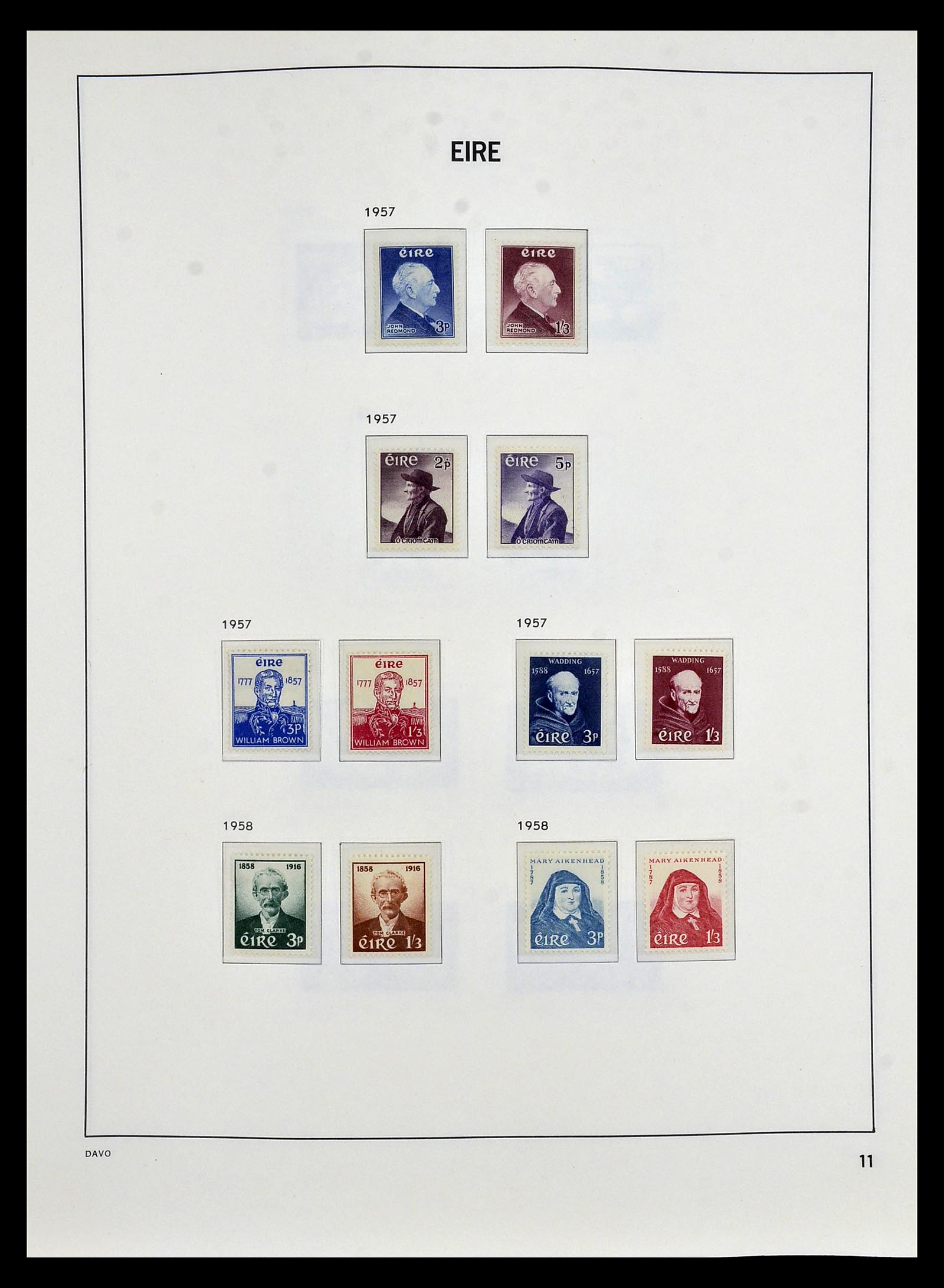 34931 009 - Postzegelverzameling 34931 Ierland 1922-2013.