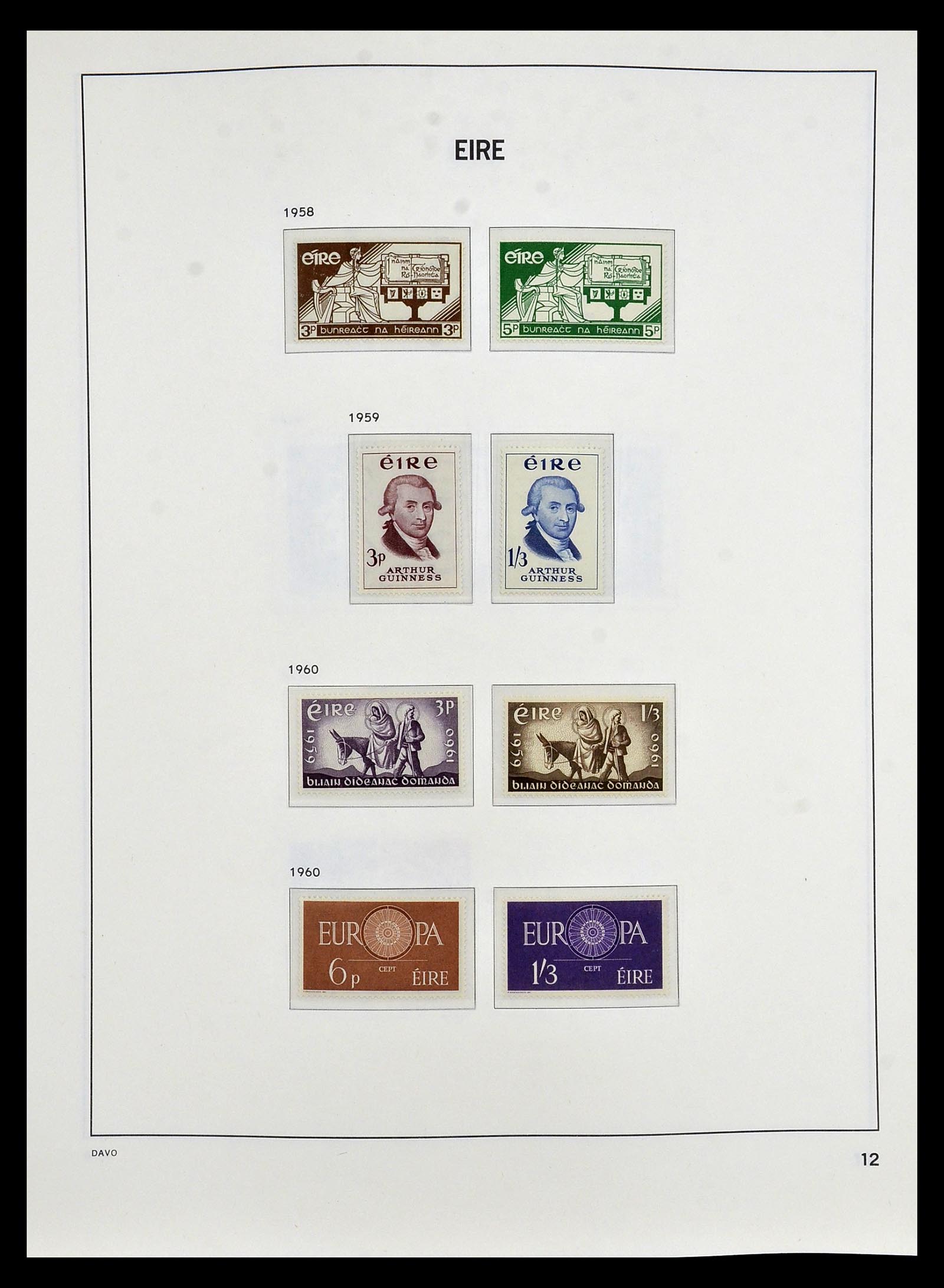 34931 010 - Postzegelverzameling 34931 Ierland 1922-2013.