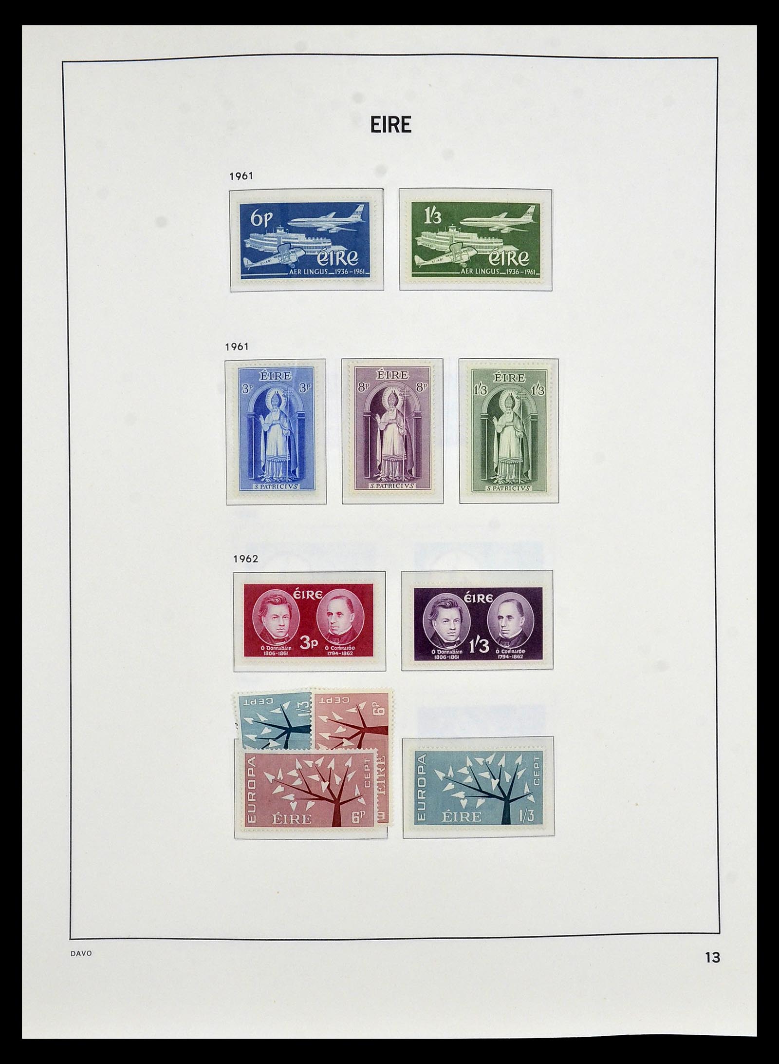 34931 011 - Postzegelverzameling 34931 Ierland 1922-2013.