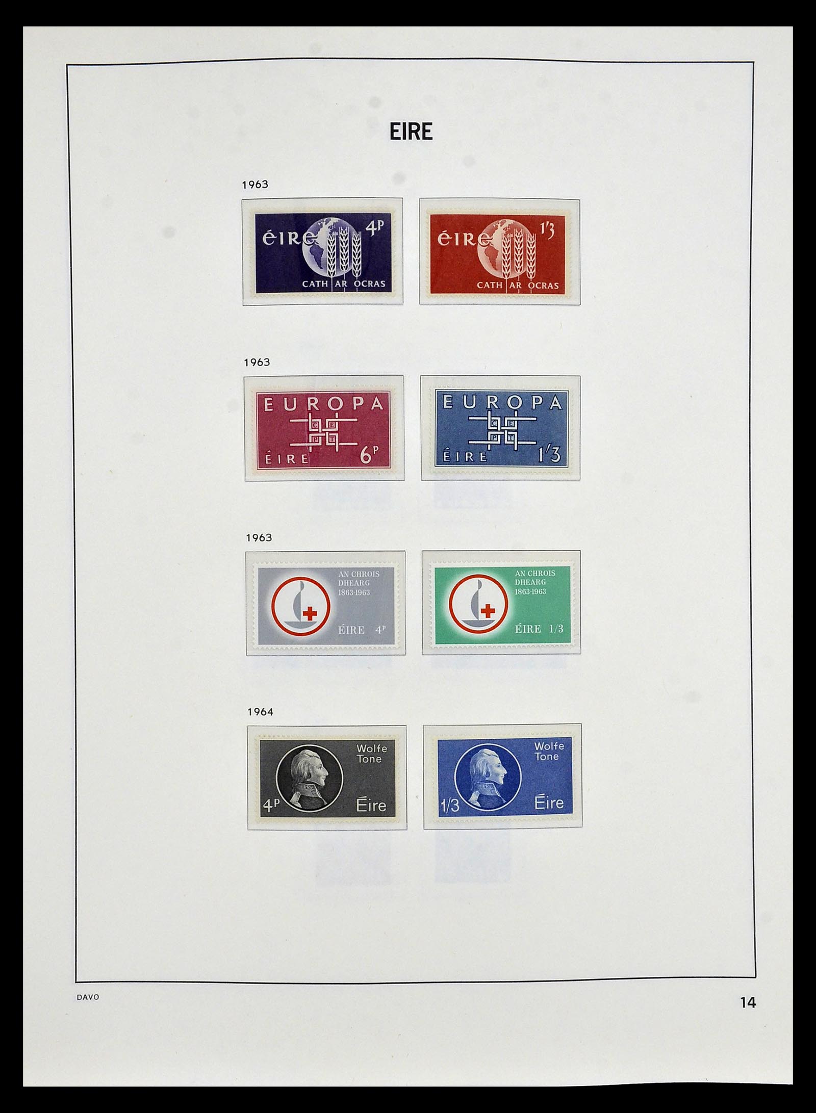 34931 012 - Postzegelverzameling 34931 Ierland 1922-2013.