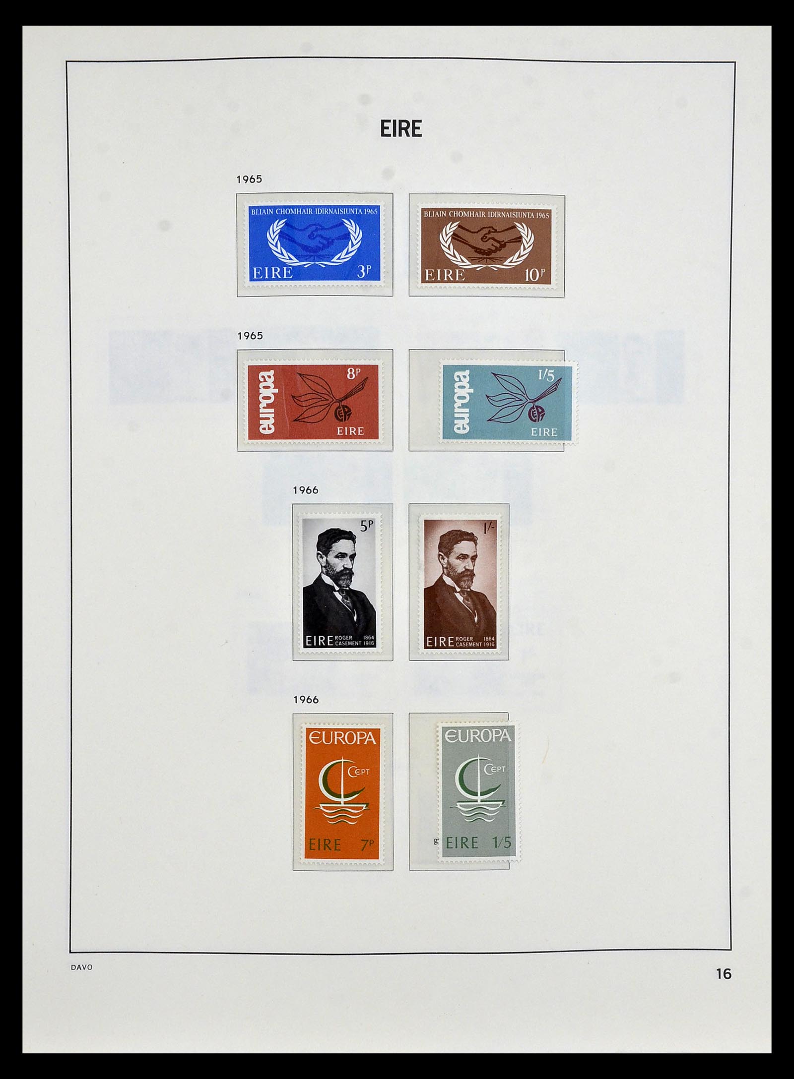 34931 014 - Postzegelverzameling 34931 Ierland 1922-2013.
