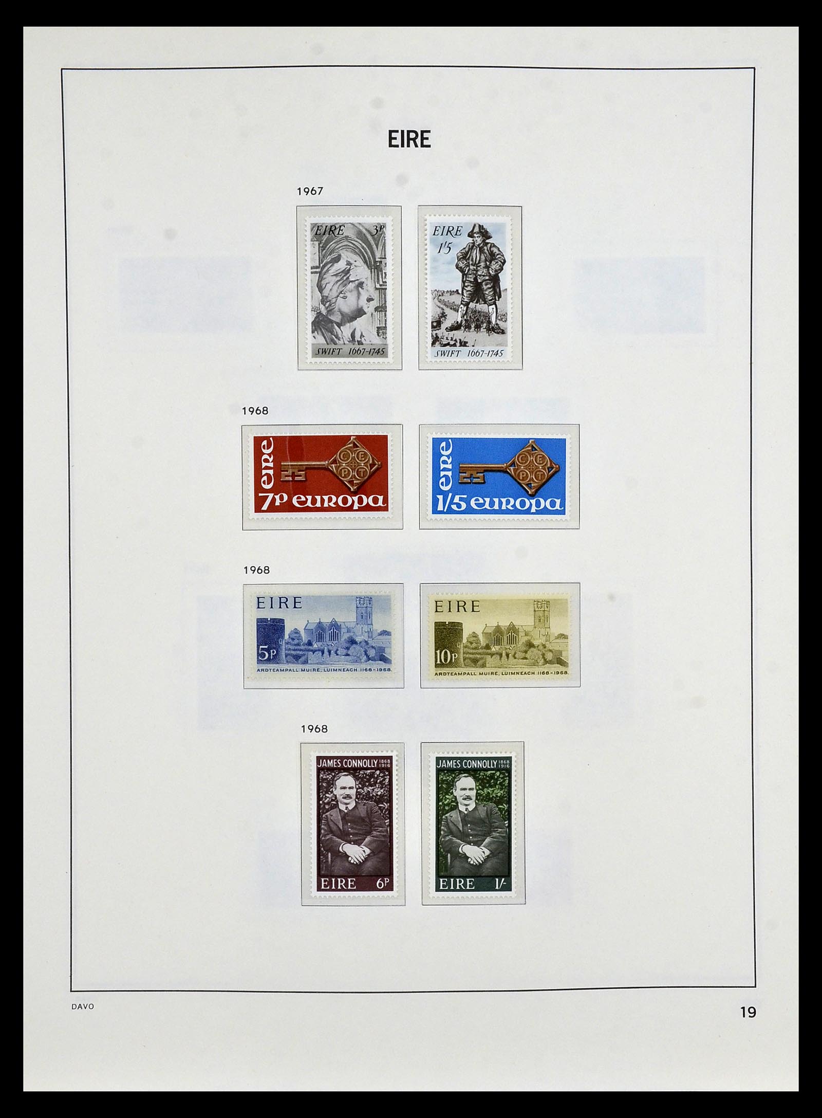 34931 017 - Postzegelverzameling 34931 Ierland 1922-2013.