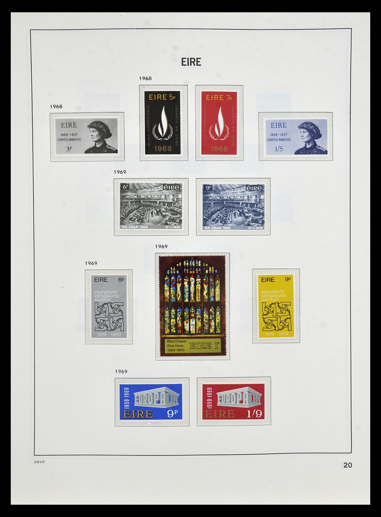 34931 018 - Postzegelverzameling 34931 Ierland 1922-2013.