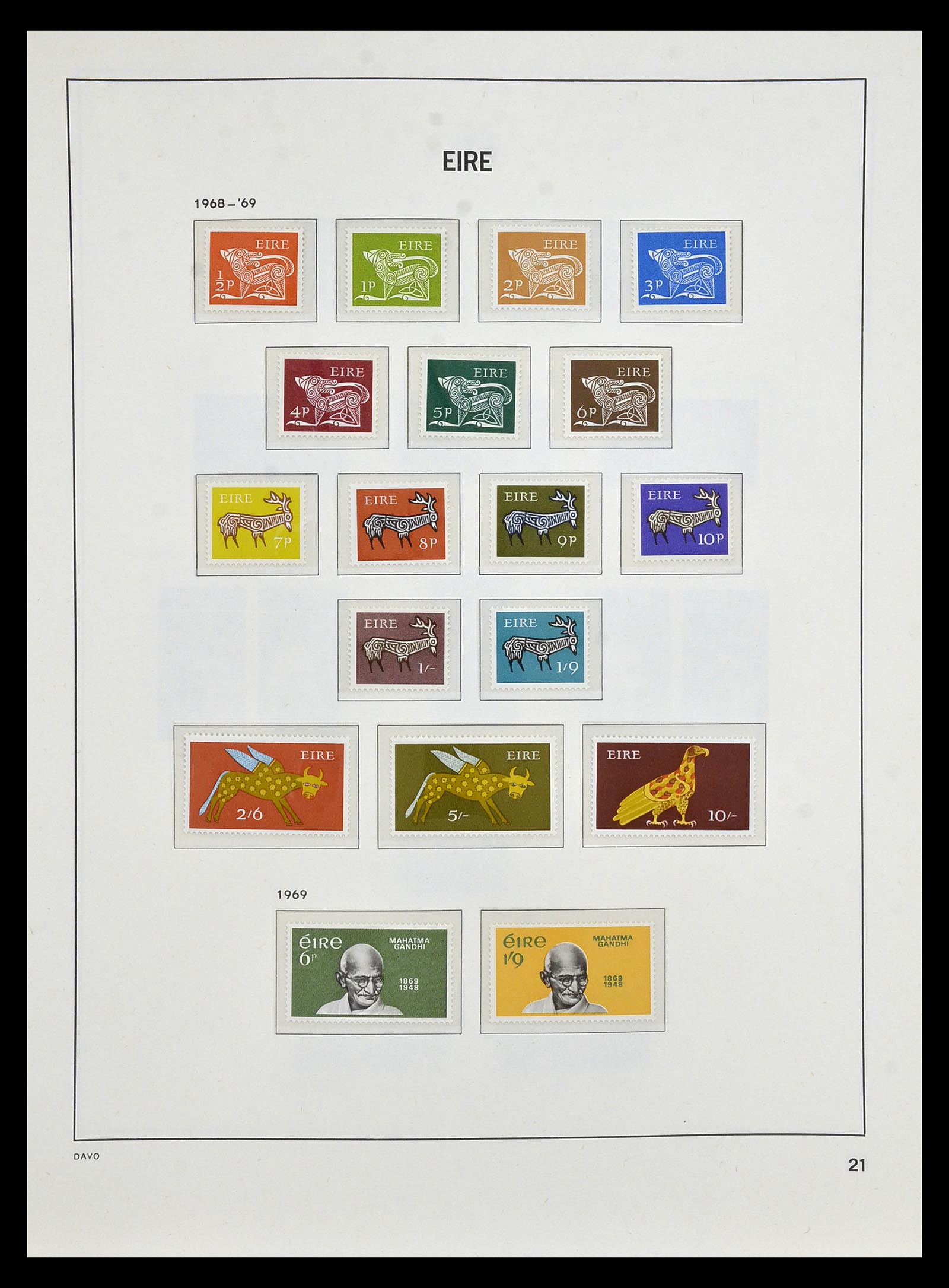 34931 019 - Postzegelverzameling 34931 Ierland 1922-2013.