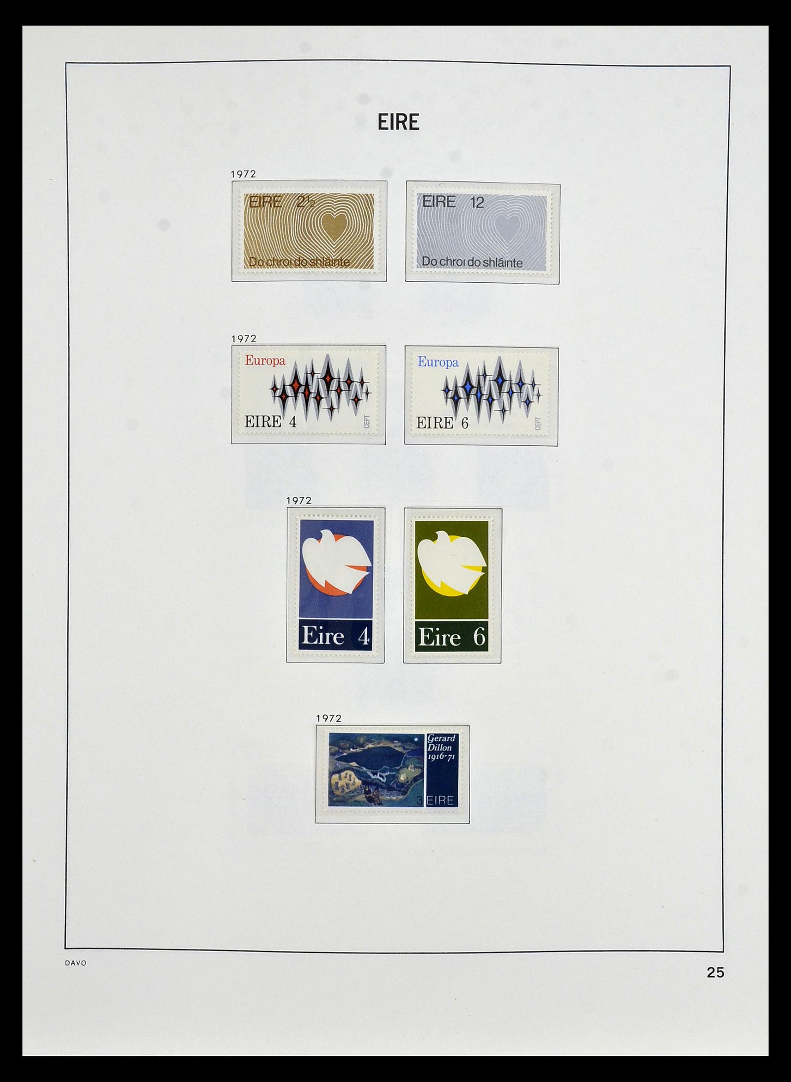 34931 023 - Postzegelverzameling 34931 Ierland 1922-2013.