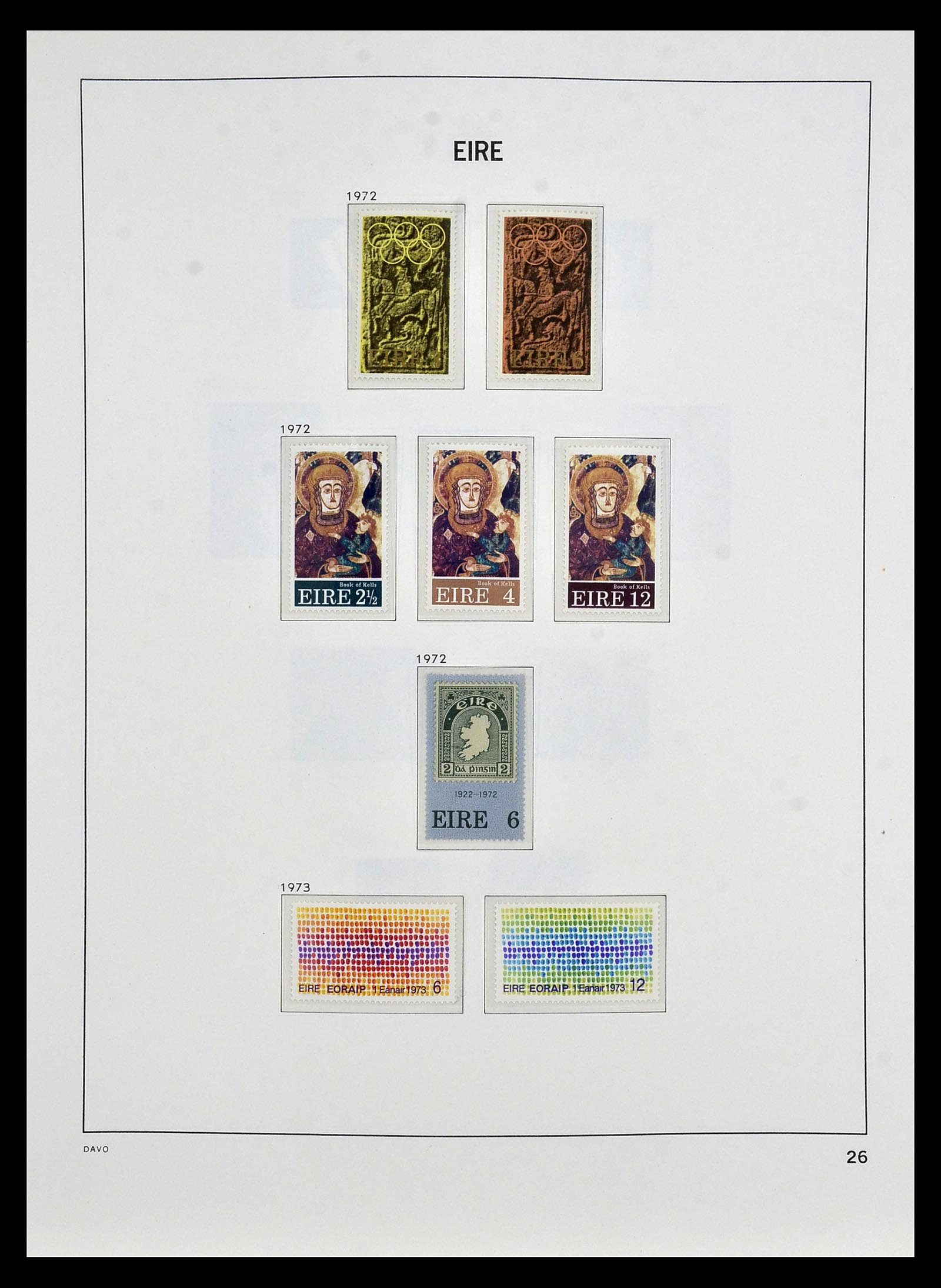 34931 024 - Postzegelverzameling 34931 Ierland 1922-2013.
