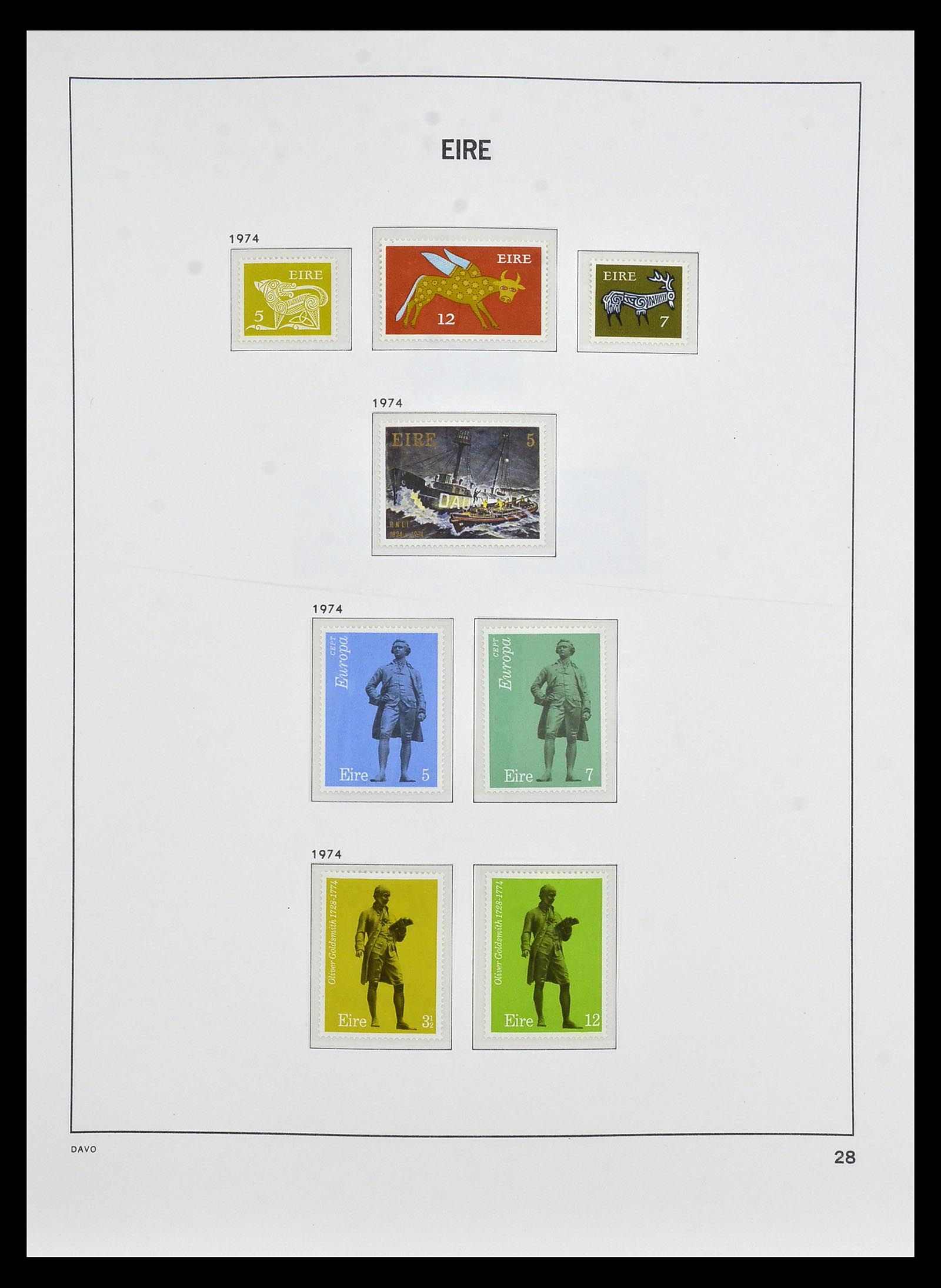 34931 026 - Postzegelverzameling 34931 Ierland 1922-2013.