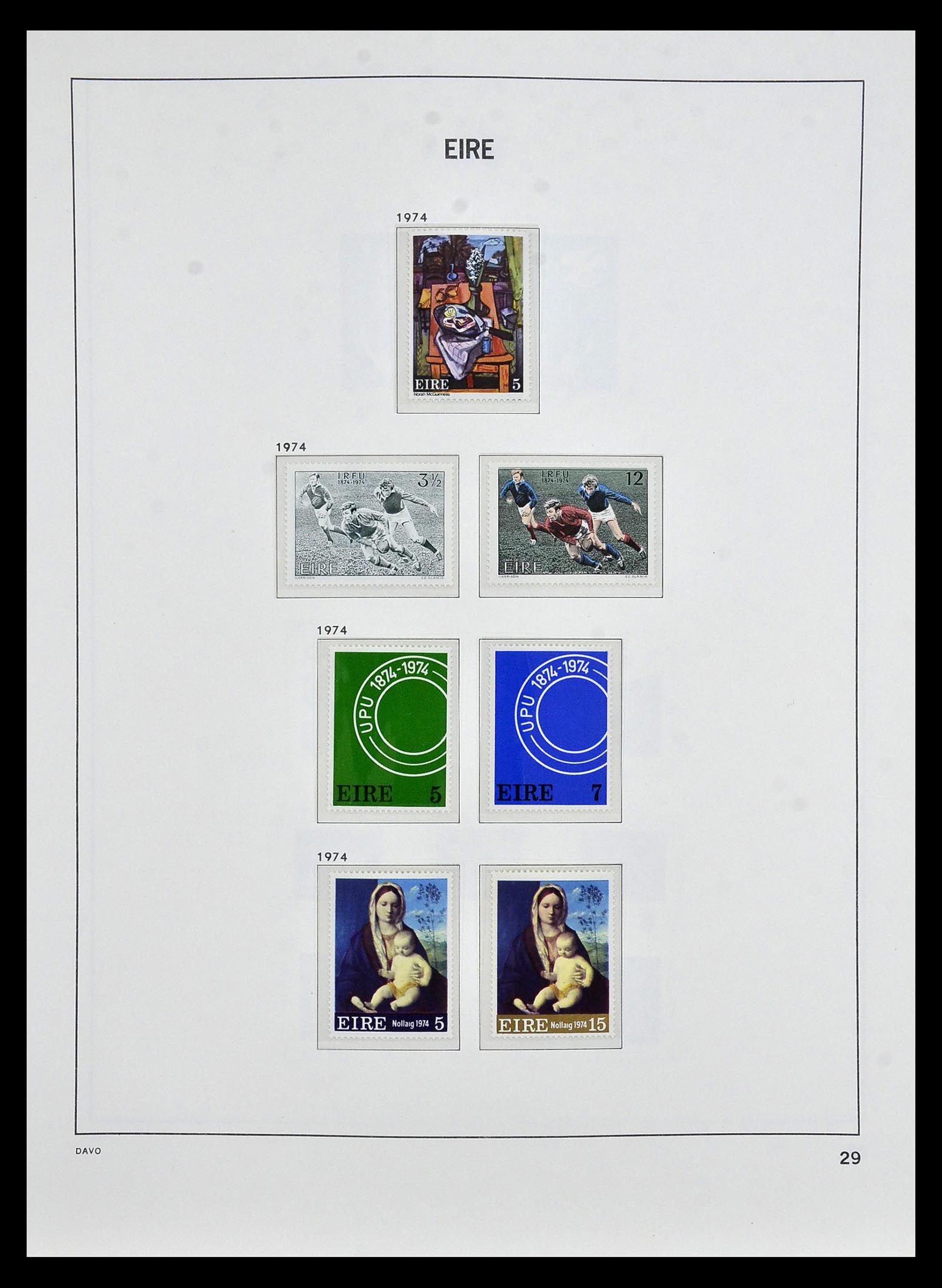 34931 027 - Postzegelverzameling 34931 Ierland 1922-2013.