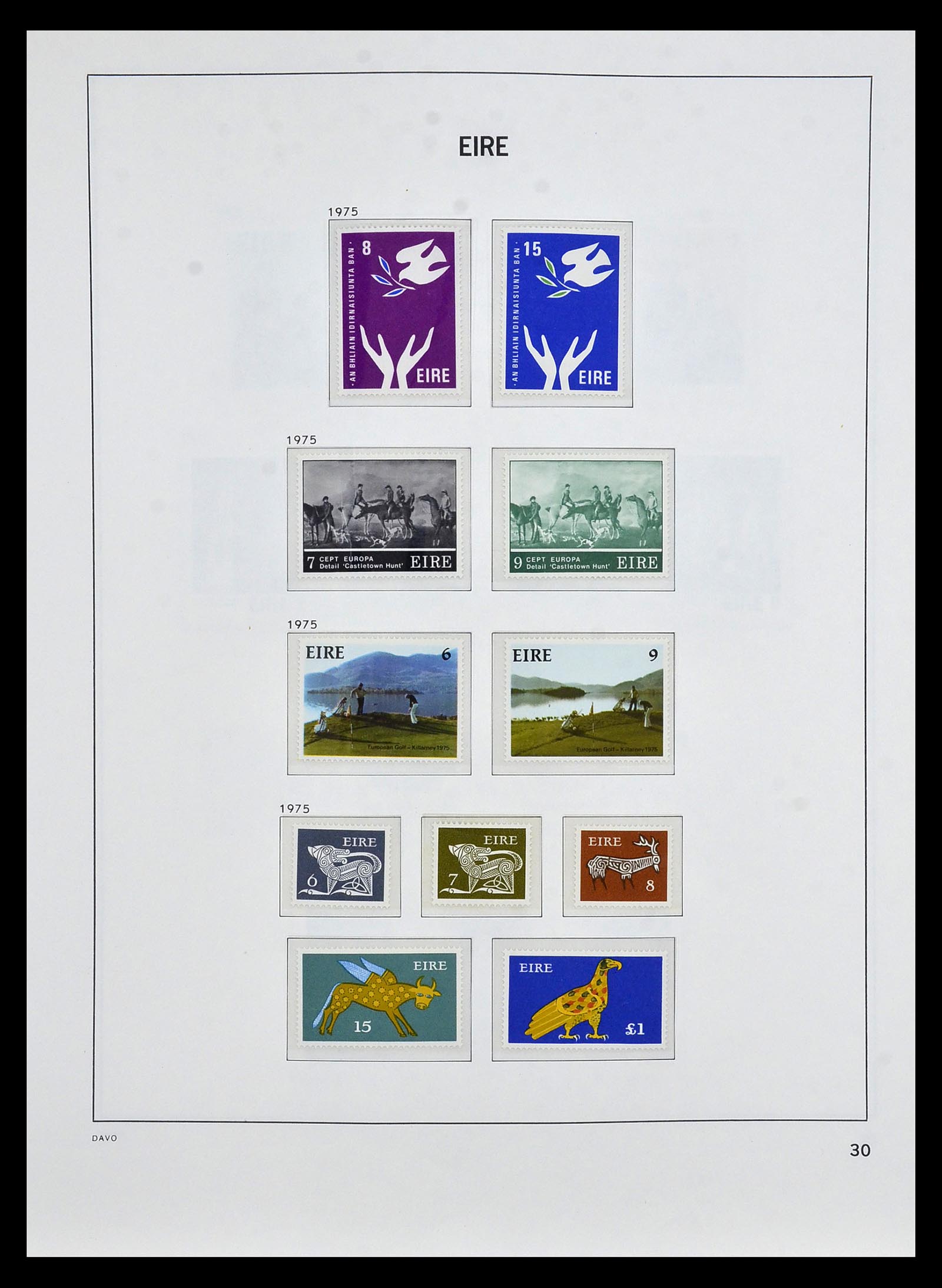 34931 028 - Postzegelverzameling 34931 Ierland 1922-2013.