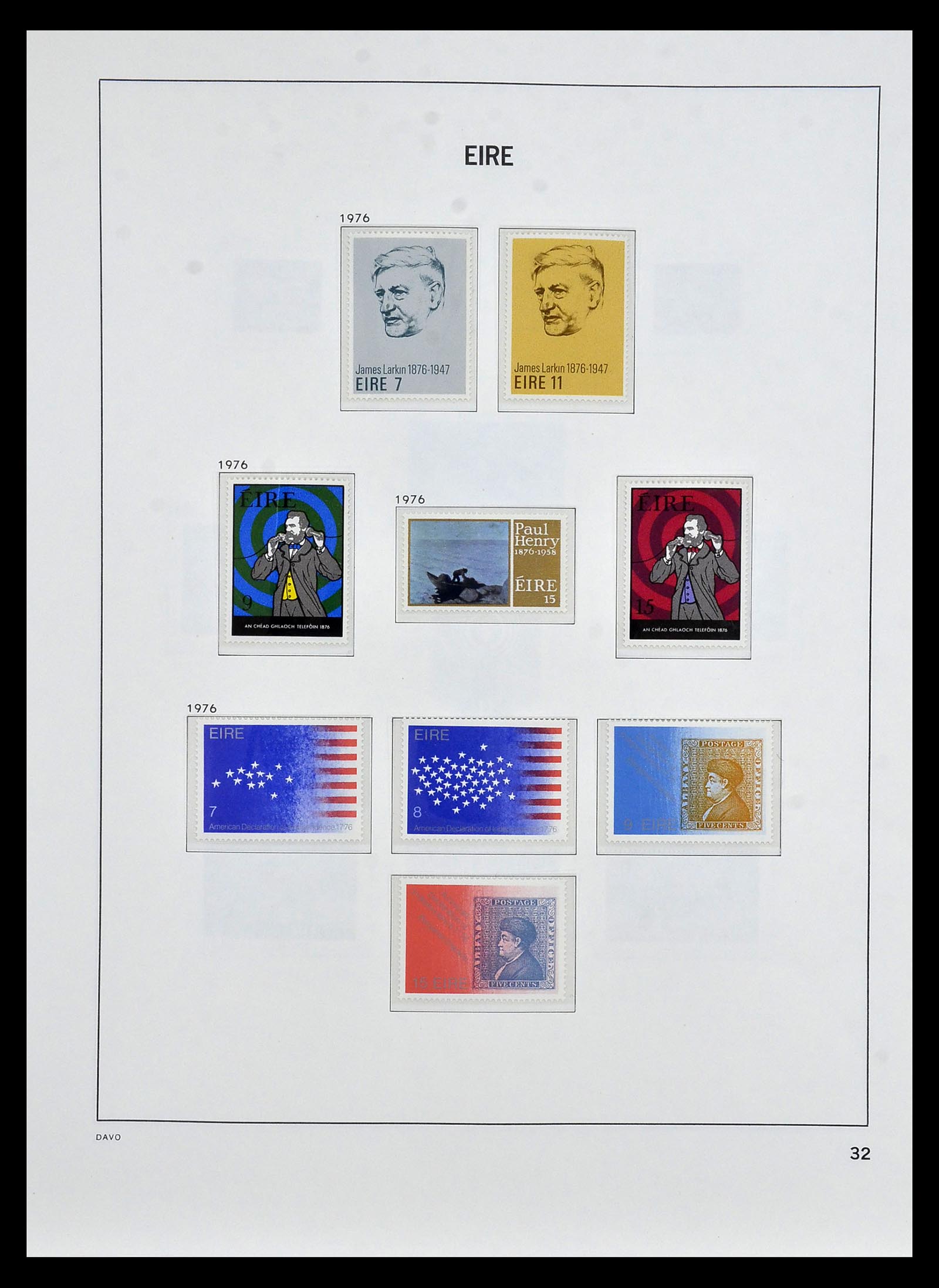 34931 030 - Postzegelverzameling 34931 Ierland 1922-2013.