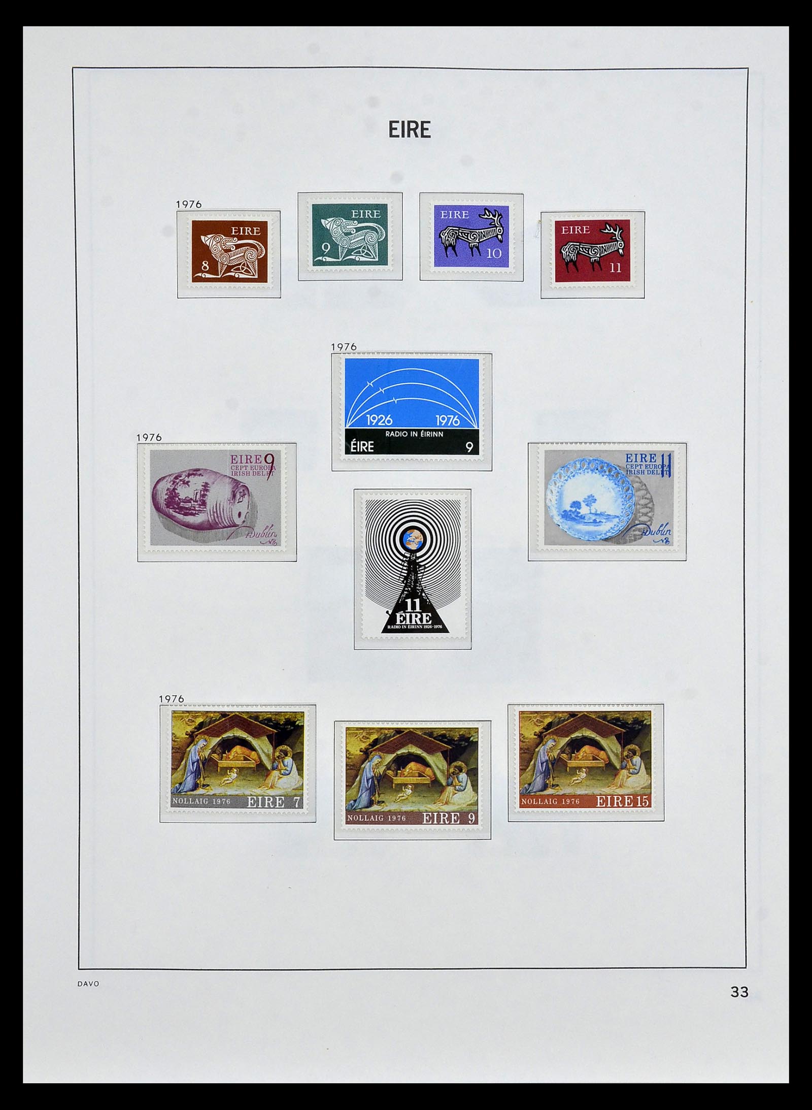 34931 031 - Postzegelverzameling 34931 Ierland 1922-2013.