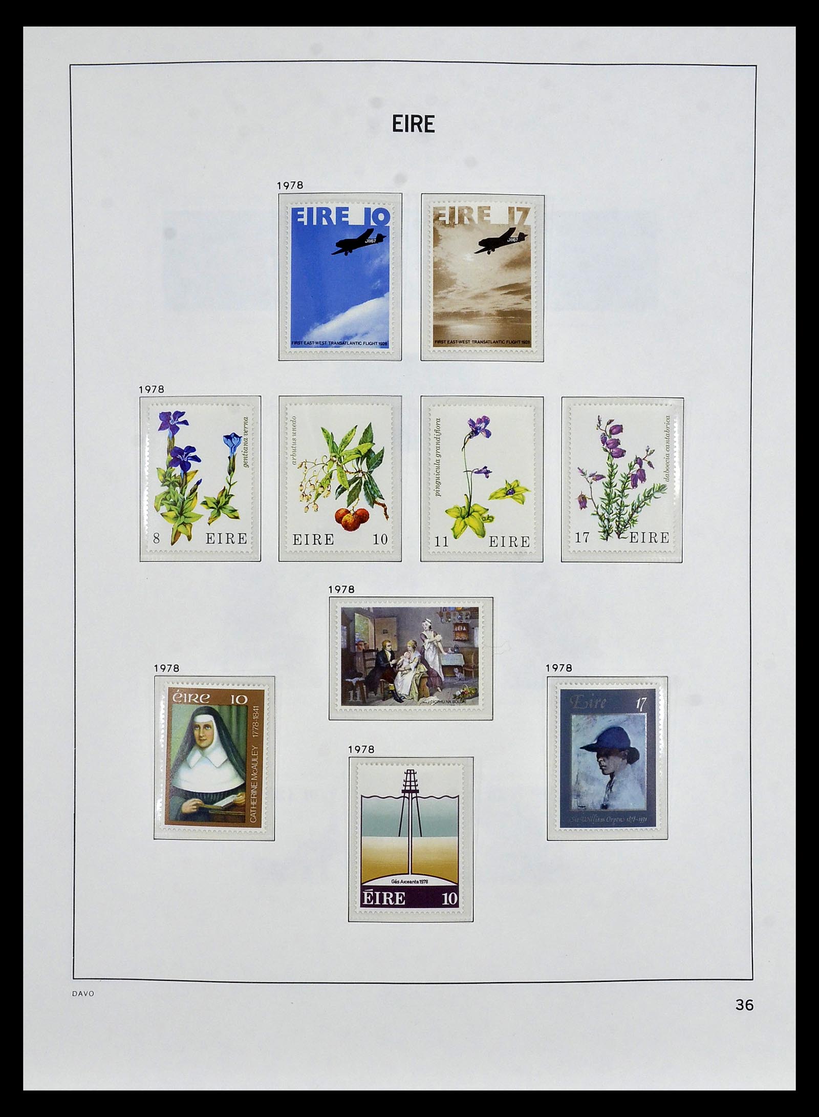 34931 034 - Postzegelverzameling 34931 Ierland 1922-2013.