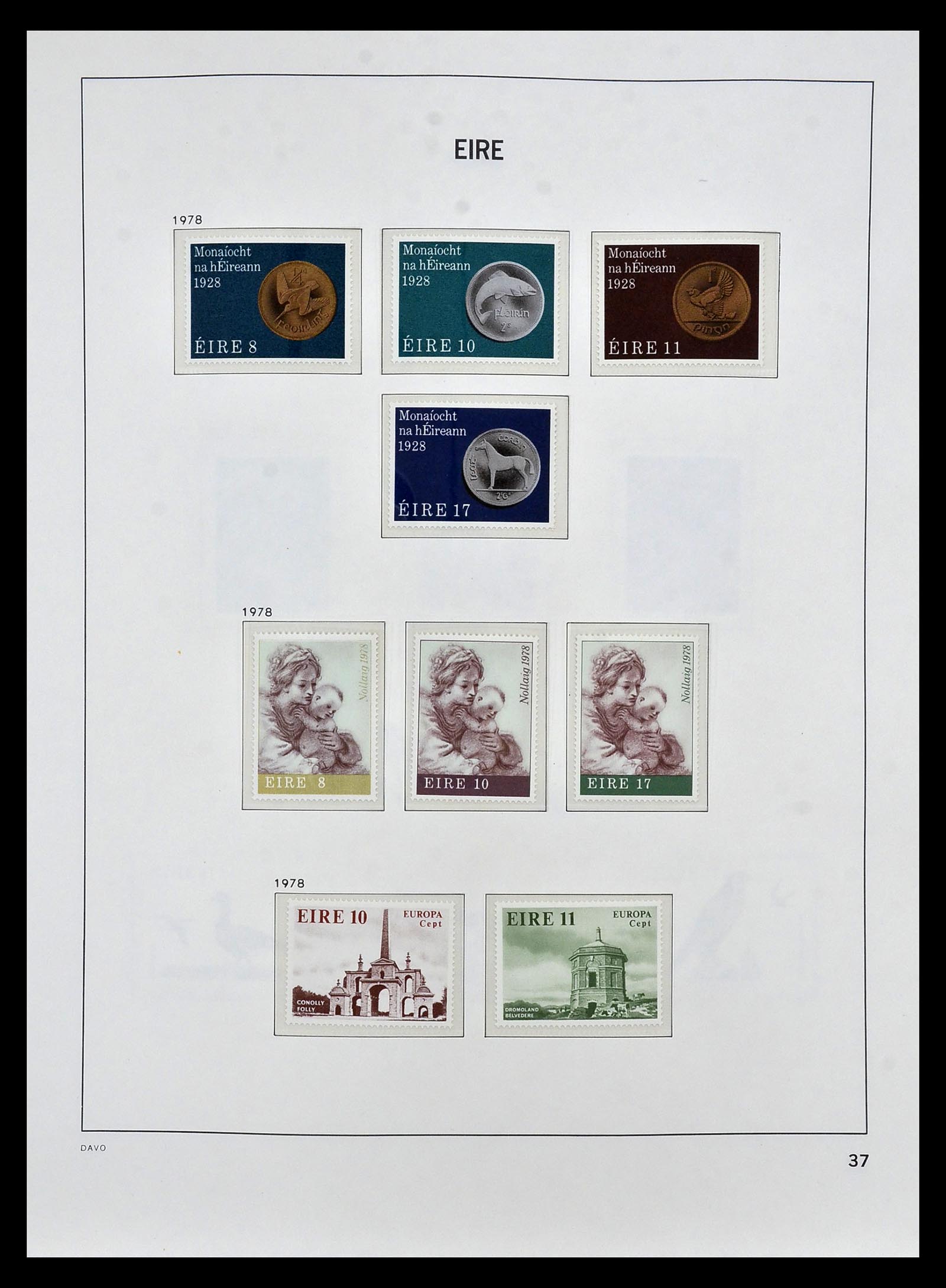 34931 035 - Postzegelverzameling 34931 Ierland 1922-2013.
