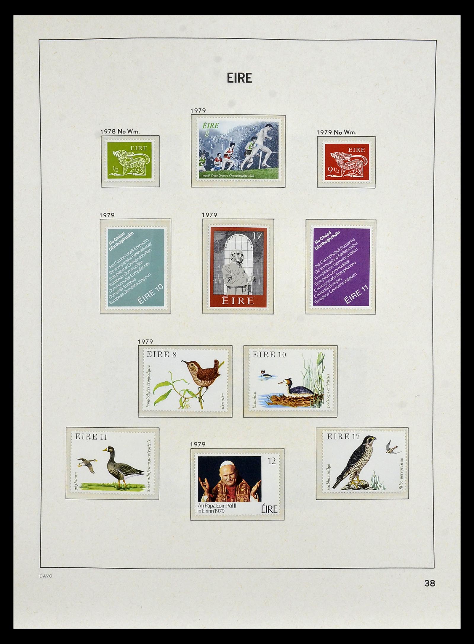 34931 036 - Postzegelverzameling 34931 Ierland 1922-2013.