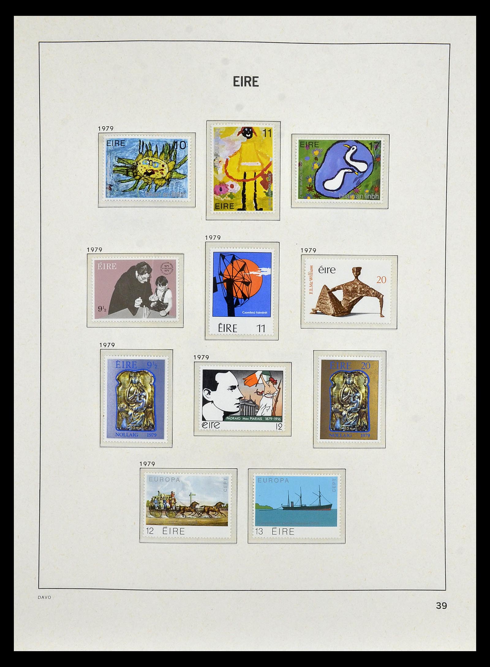 34931 037 - Postzegelverzameling 34931 Ierland 1922-2013.