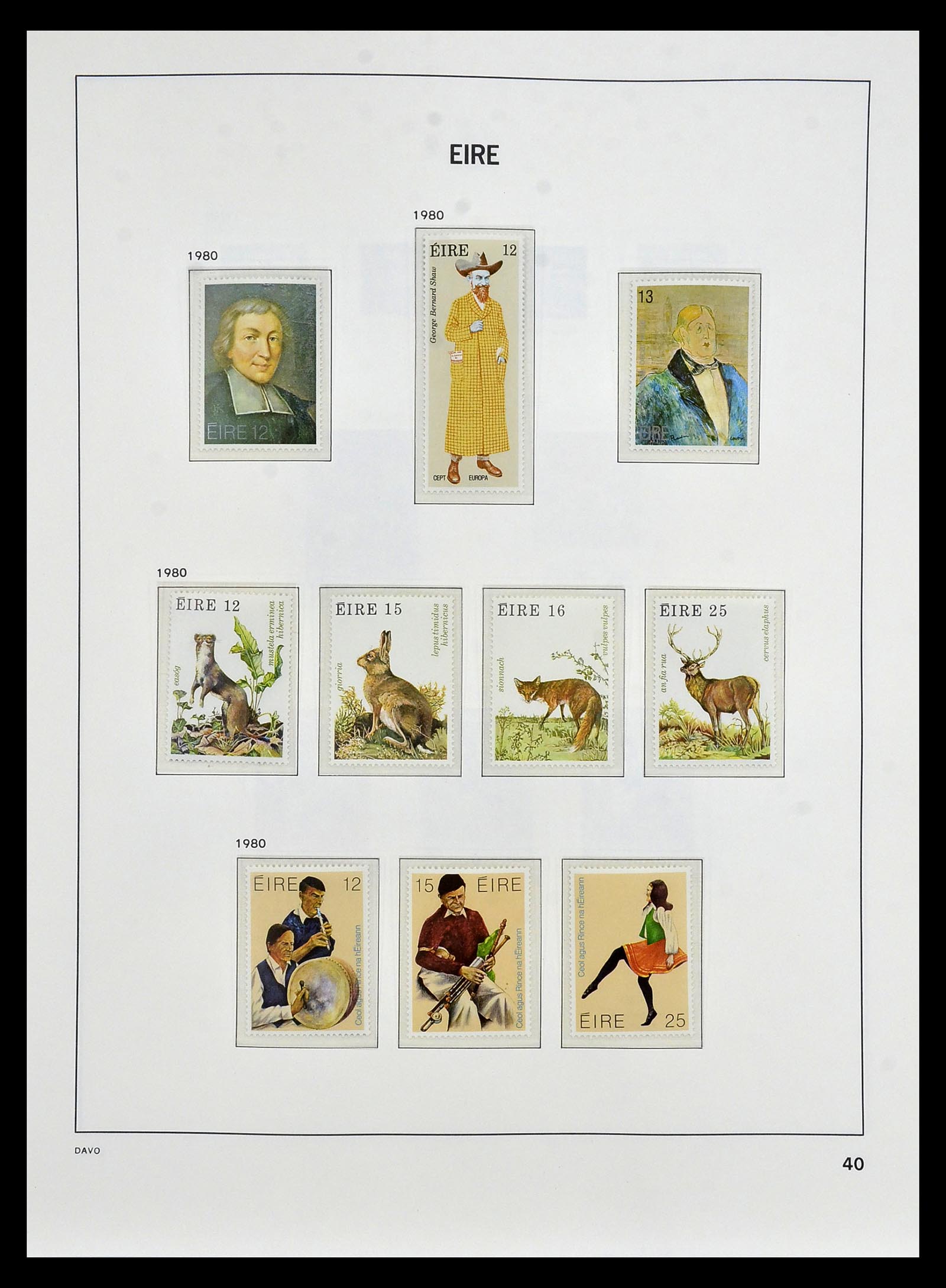 34931 038 - Postzegelverzameling 34931 Ierland 1922-2013.