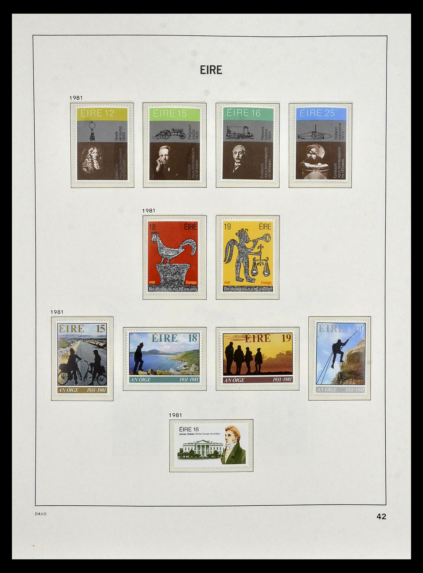 34931 040 - Postzegelverzameling 34931 Ierland 1922-2013.