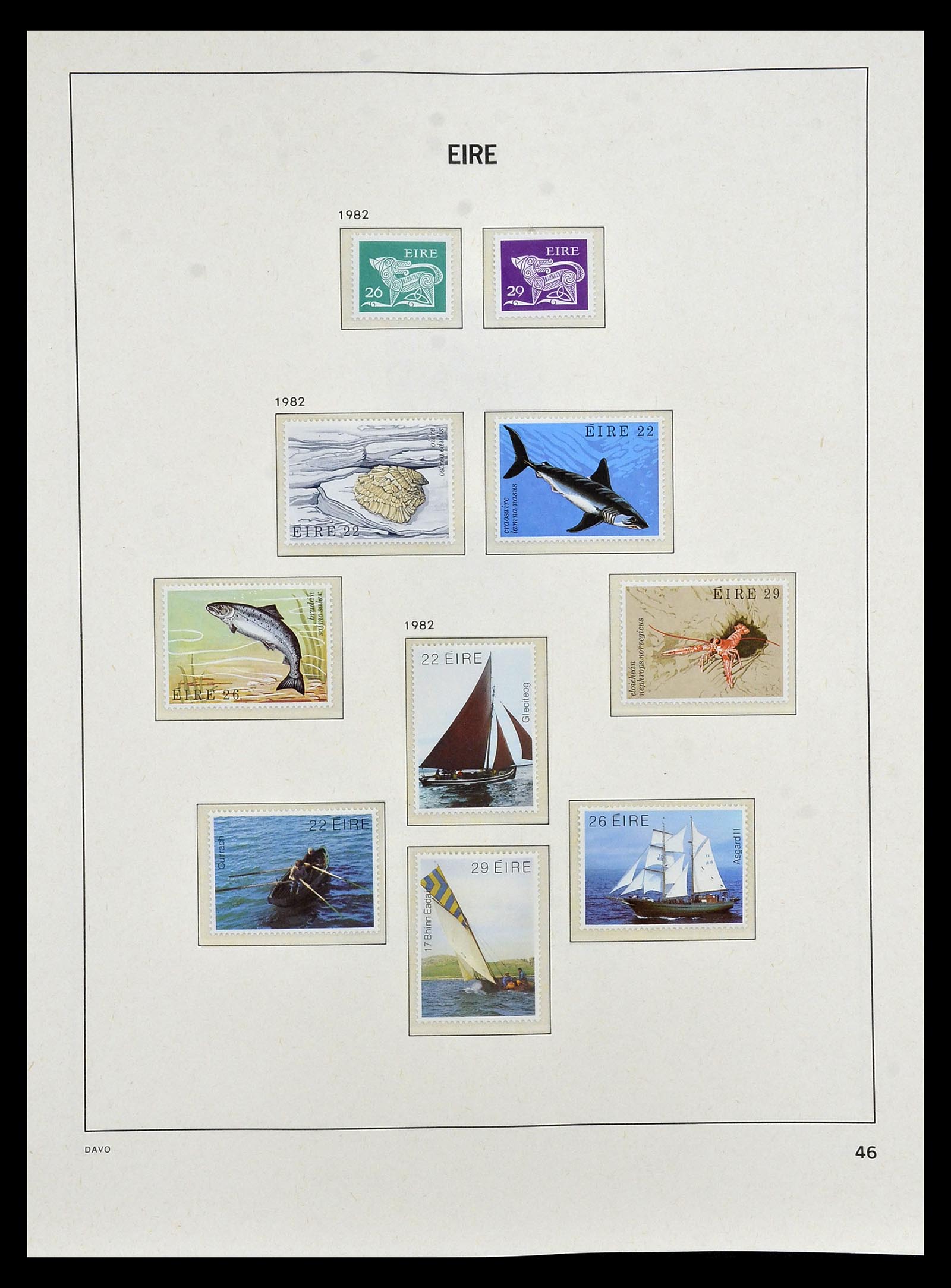 34931 044 - Postzegelverzameling 34931 Ierland 1922-2013.