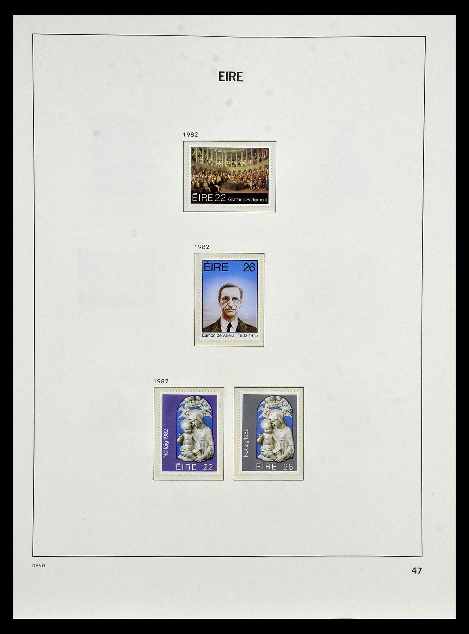 34931 045 - Postzegelverzameling 34931 Ierland 1922-2013.