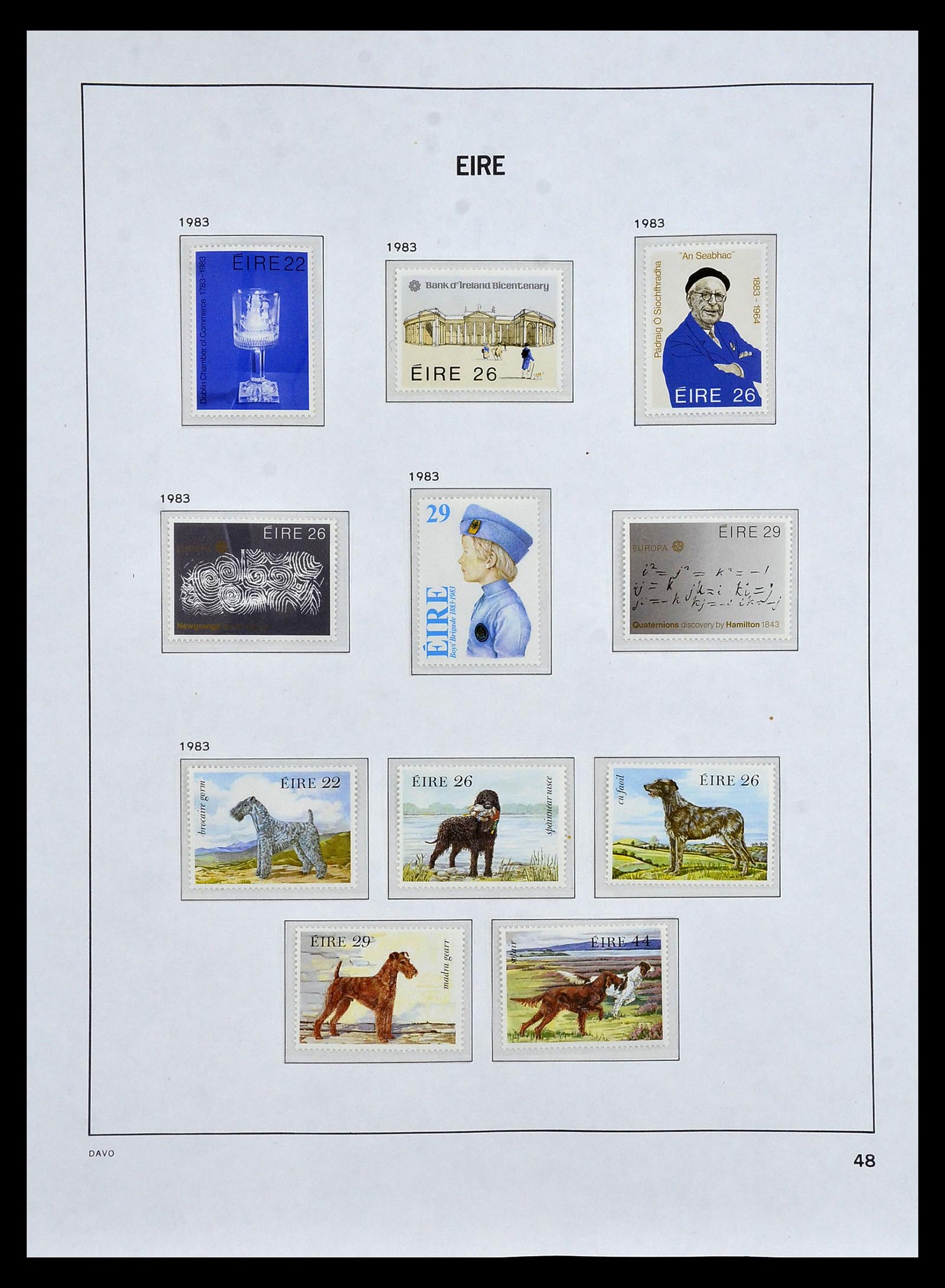 34931 046 - Postzegelverzameling 34931 Ierland 1922-2013.
