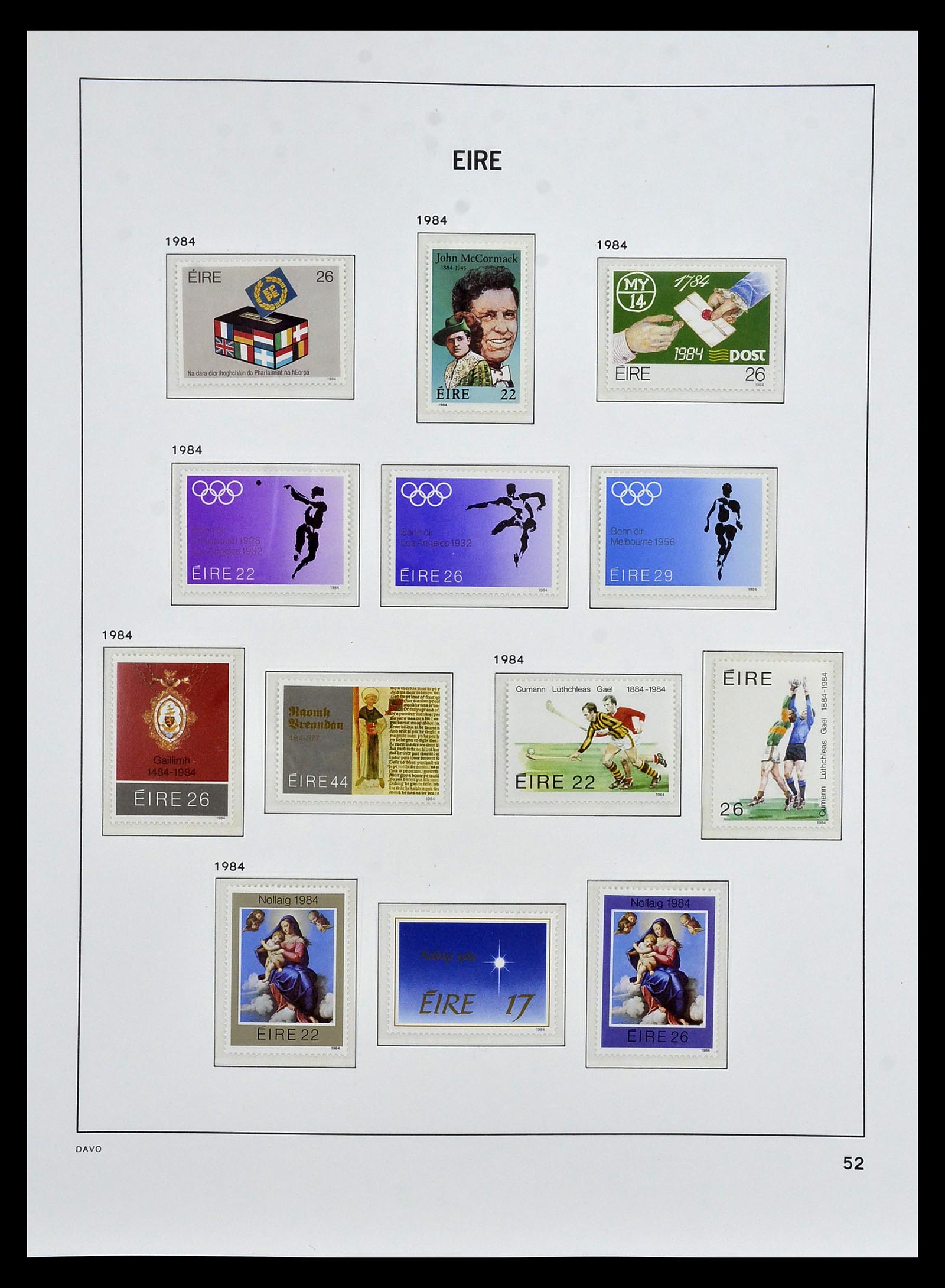 34931 050 - Postzegelverzameling 34931 Ierland 1922-2013.