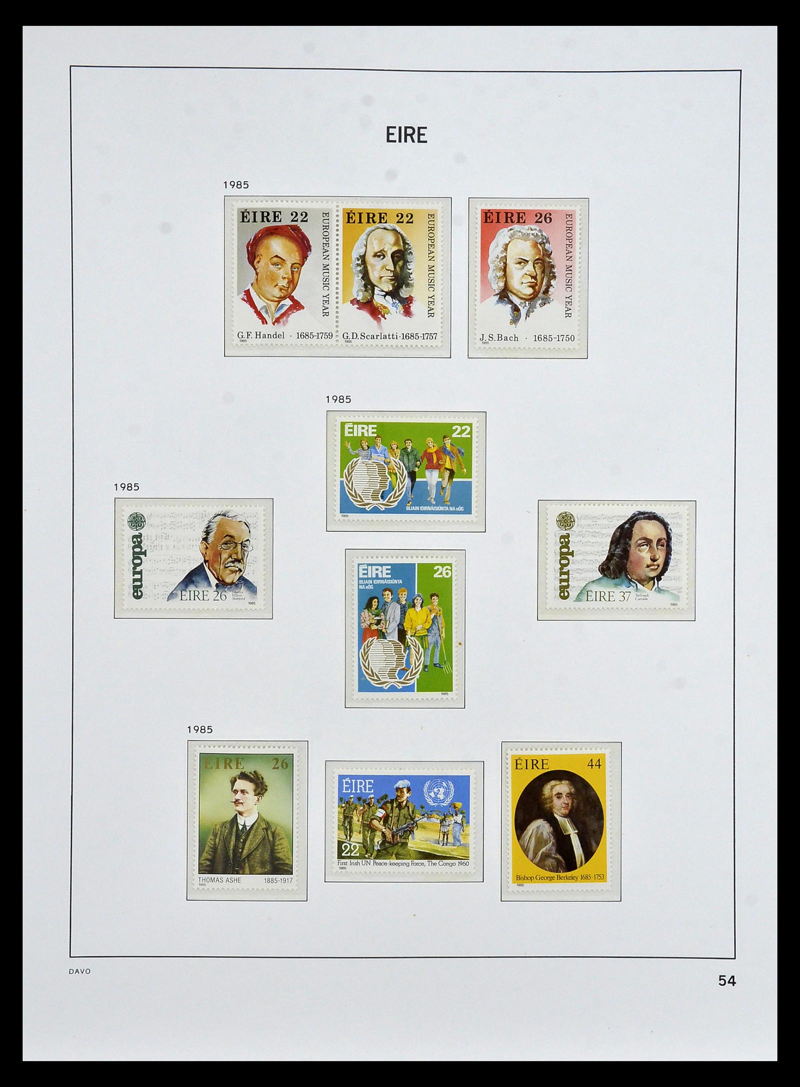 34931 052 - Postzegelverzameling 34931 Ierland 1922-2013.