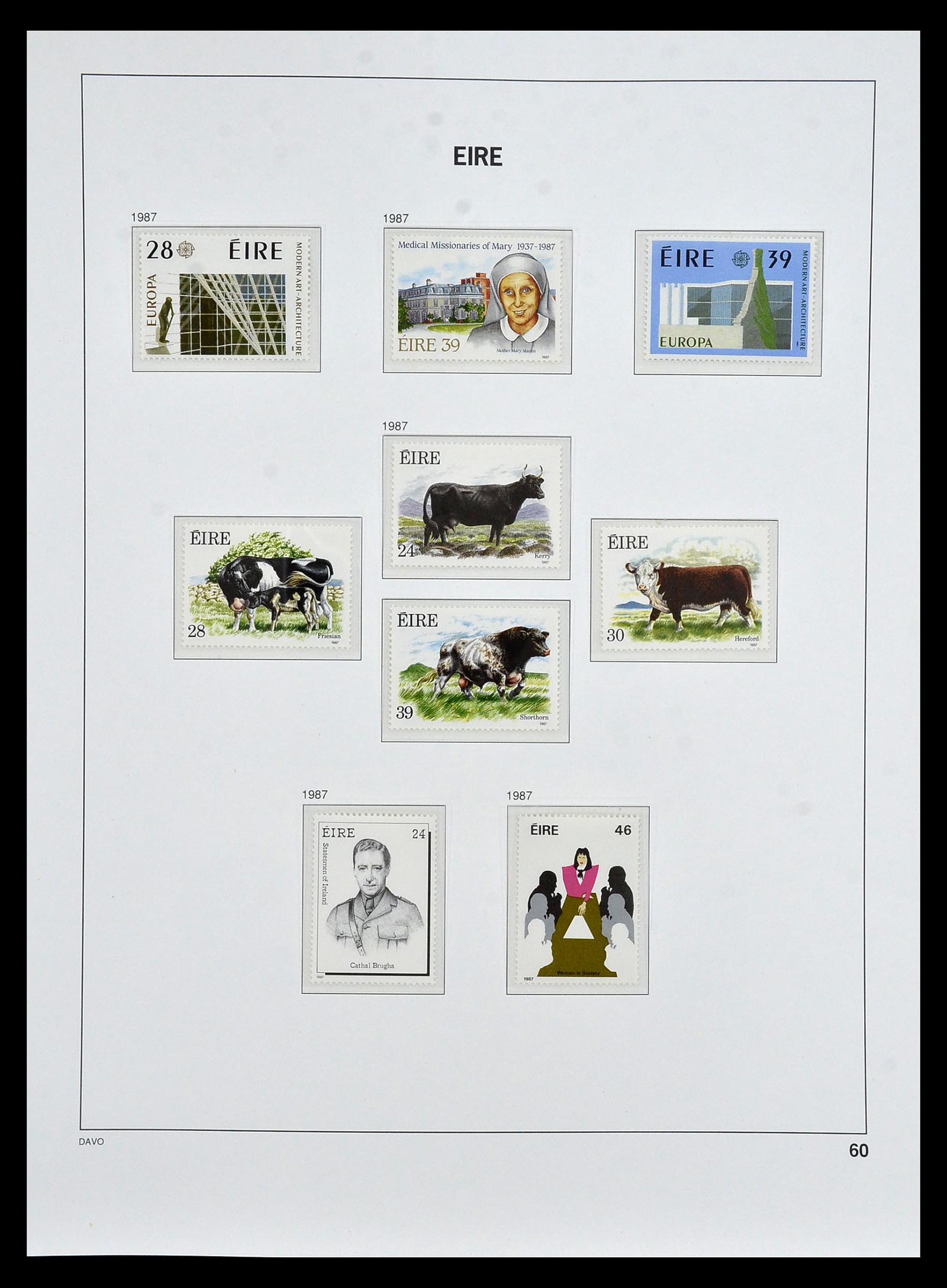 34931 058 - Postzegelverzameling 34931 Ierland 1922-2013.