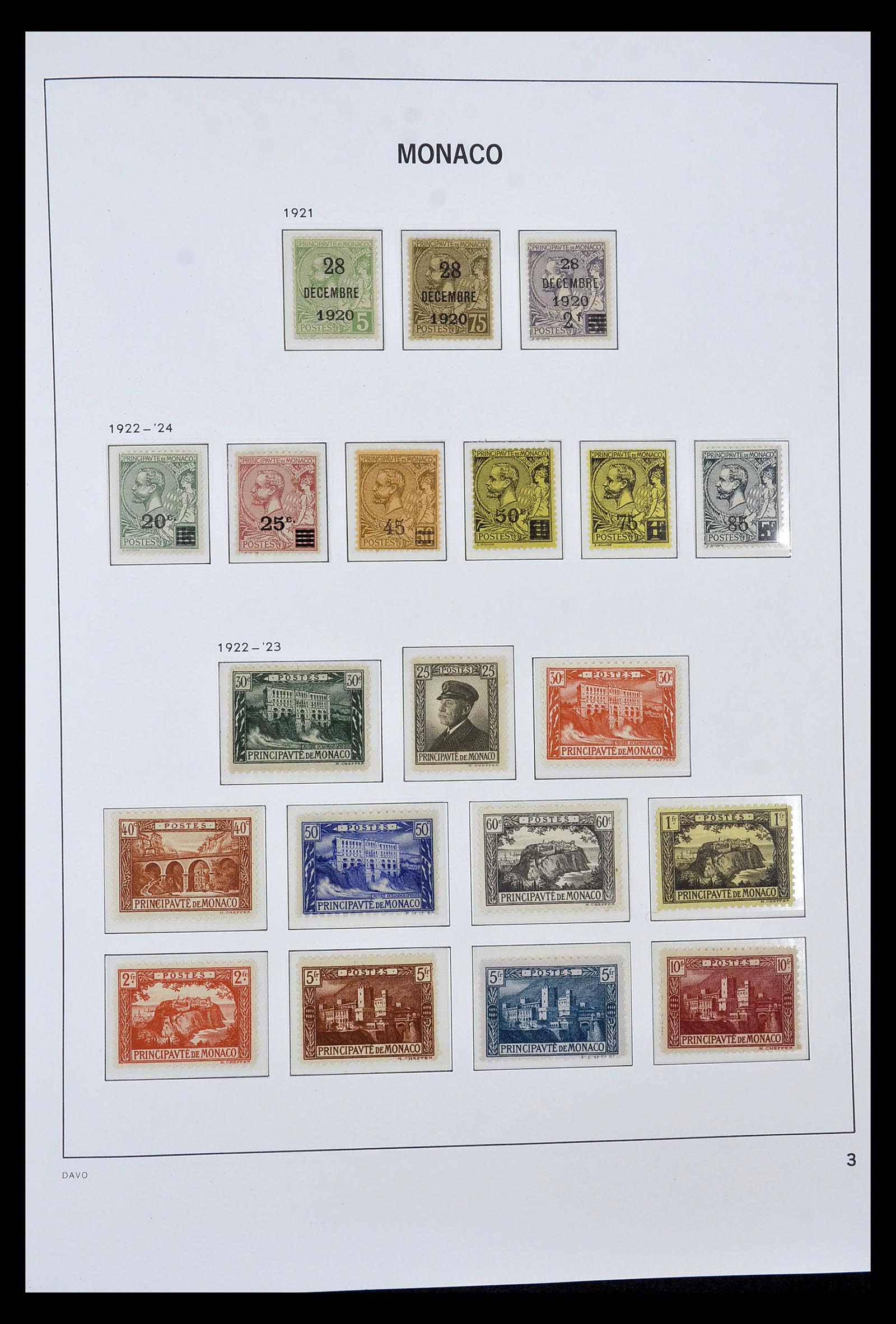 34933 003 - Postzegelverzameling 34933 Monaco 1885-2005.