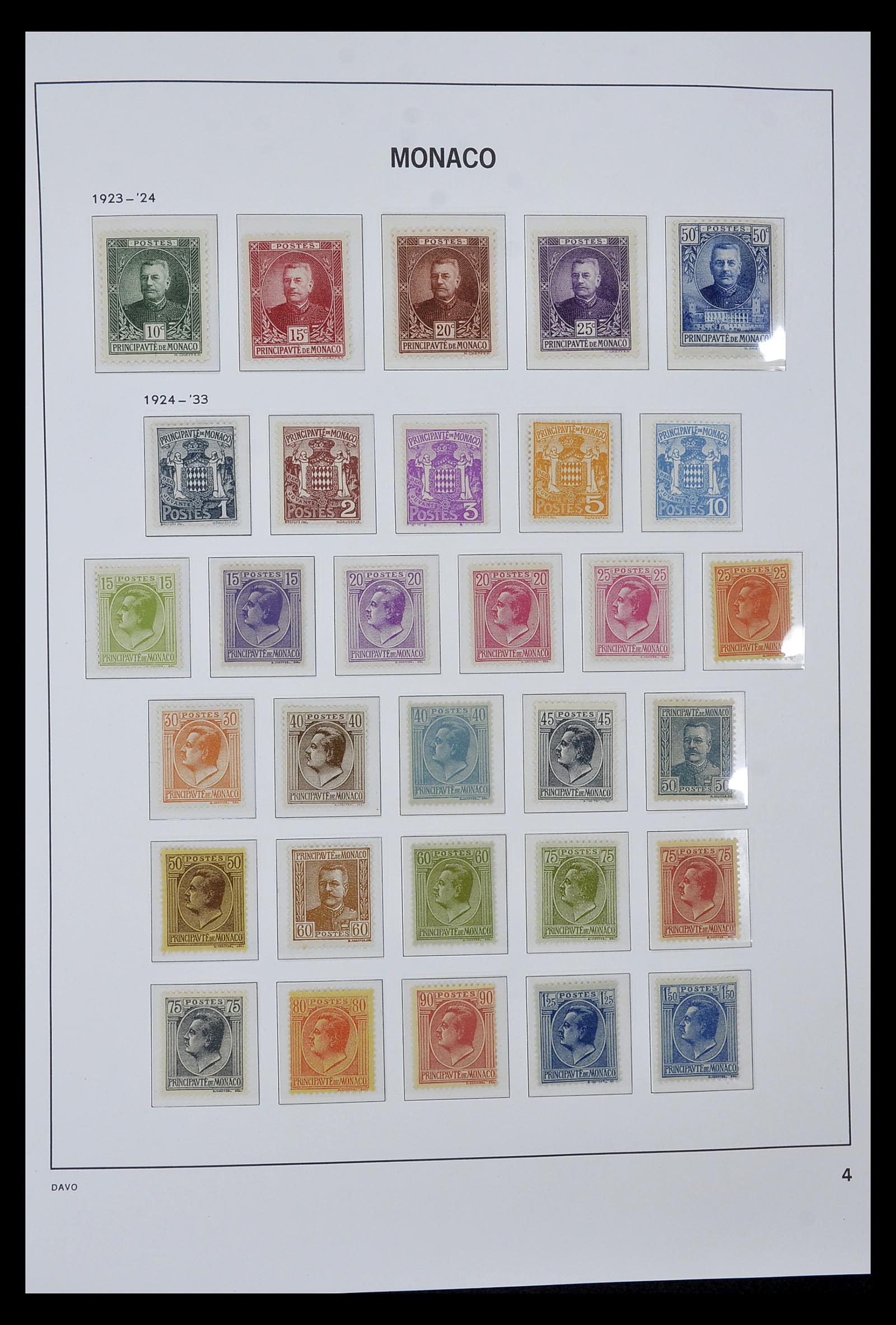34933 004 - Postzegelverzameling 34933 Monaco 1885-2005.