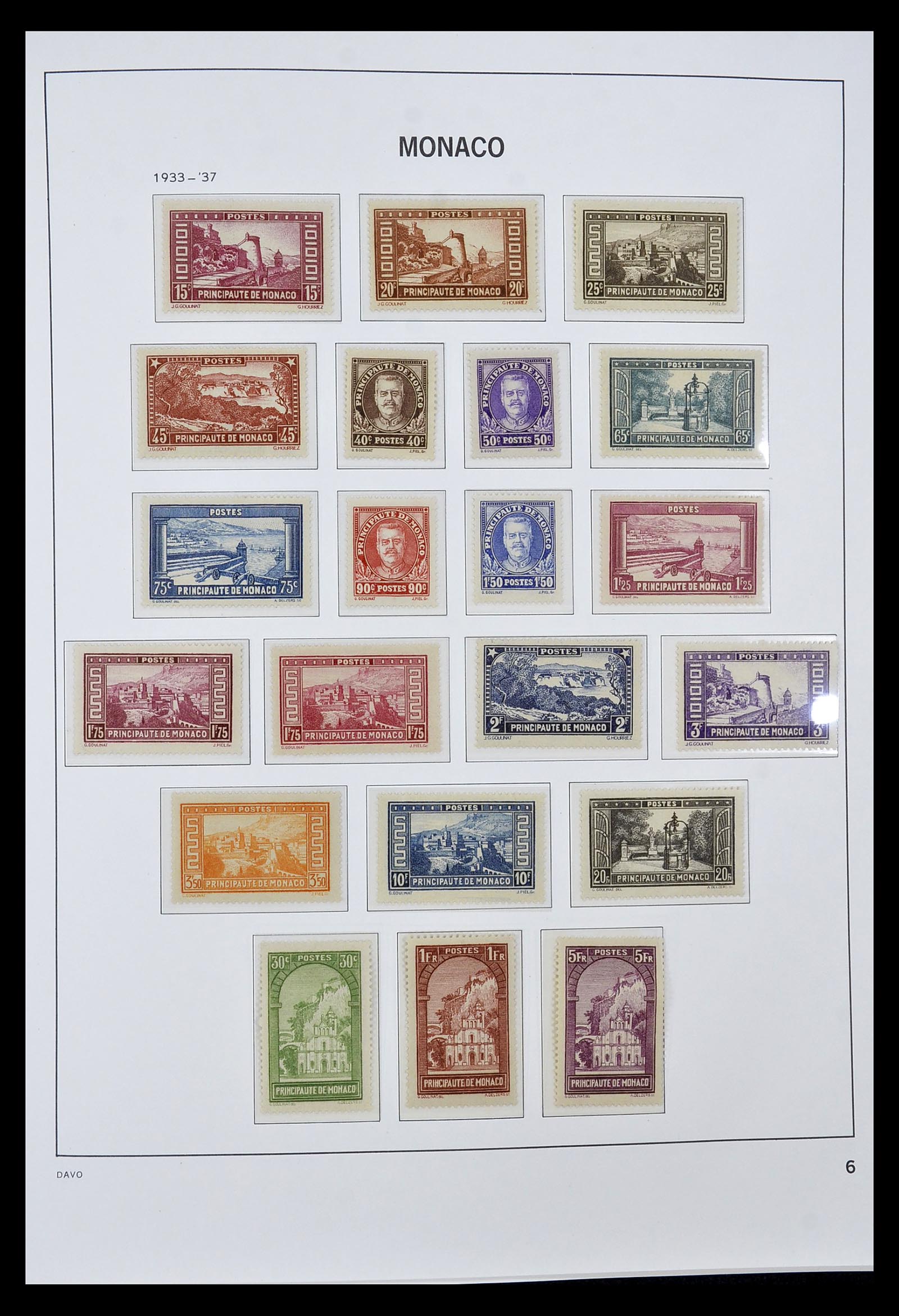34933 006 - Postzegelverzameling 34933 Monaco 1885-2005.