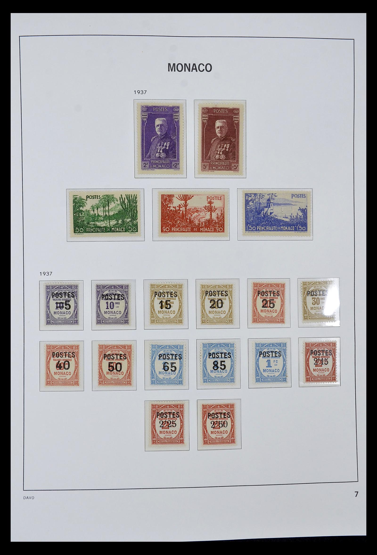 34933 007 - Postzegelverzameling 34933 Monaco 1885-2005.