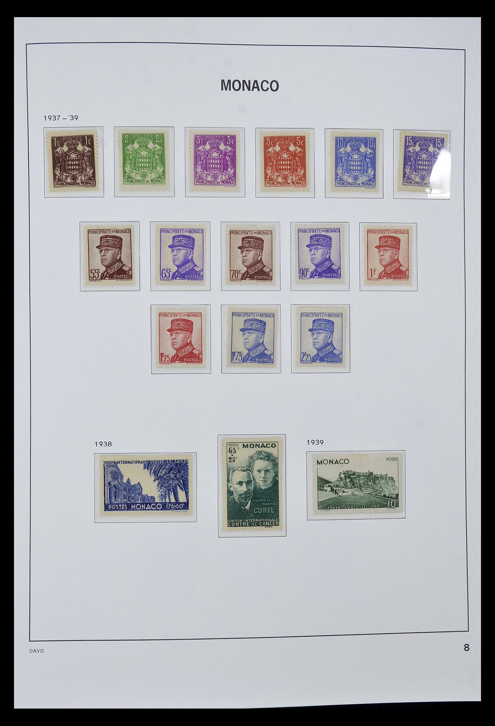 34933 008 - Postzegelverzameling 34933 Monaco 1885-2005.