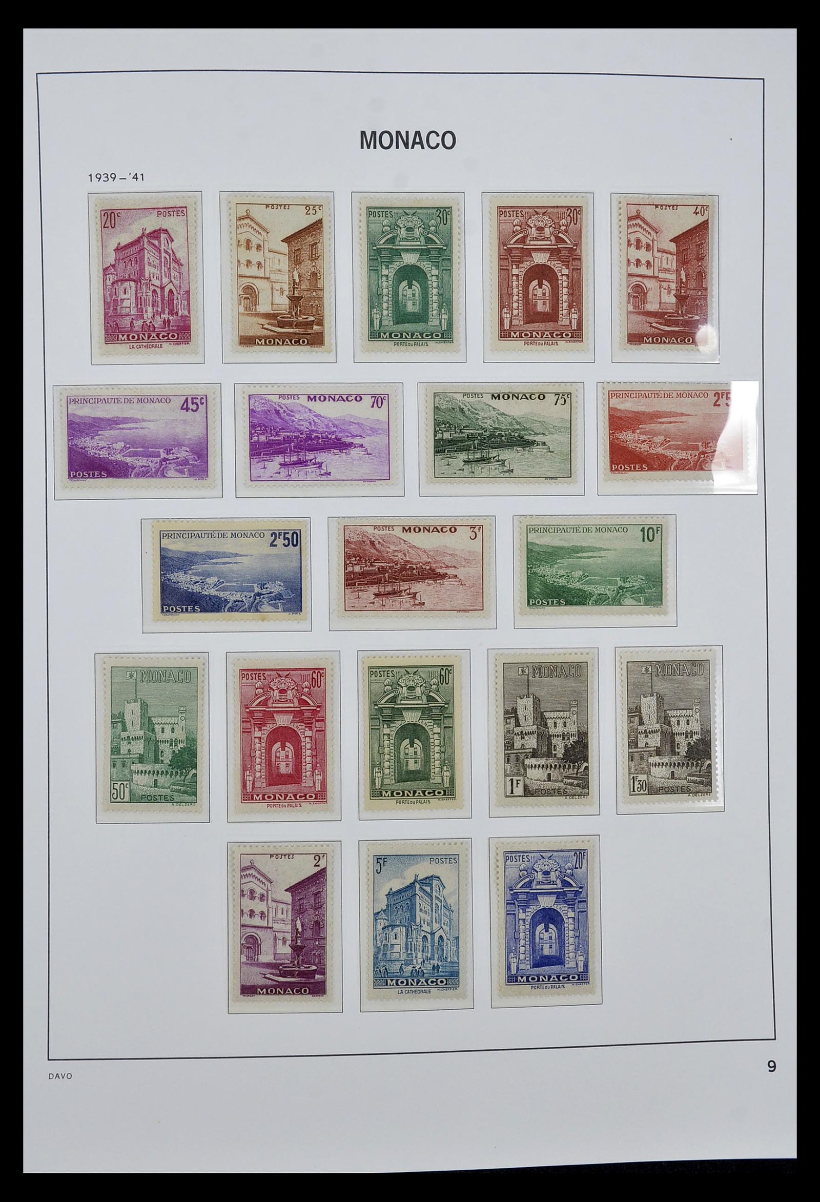 34933 009 - Postzegelverzameling 34933 Monaco 1885-2005.