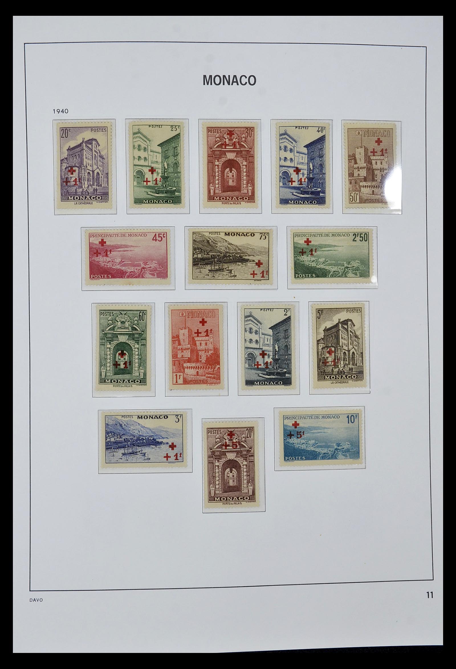34933 011 - Postzegelverzameling 34933 Monaco 1885-2005.
