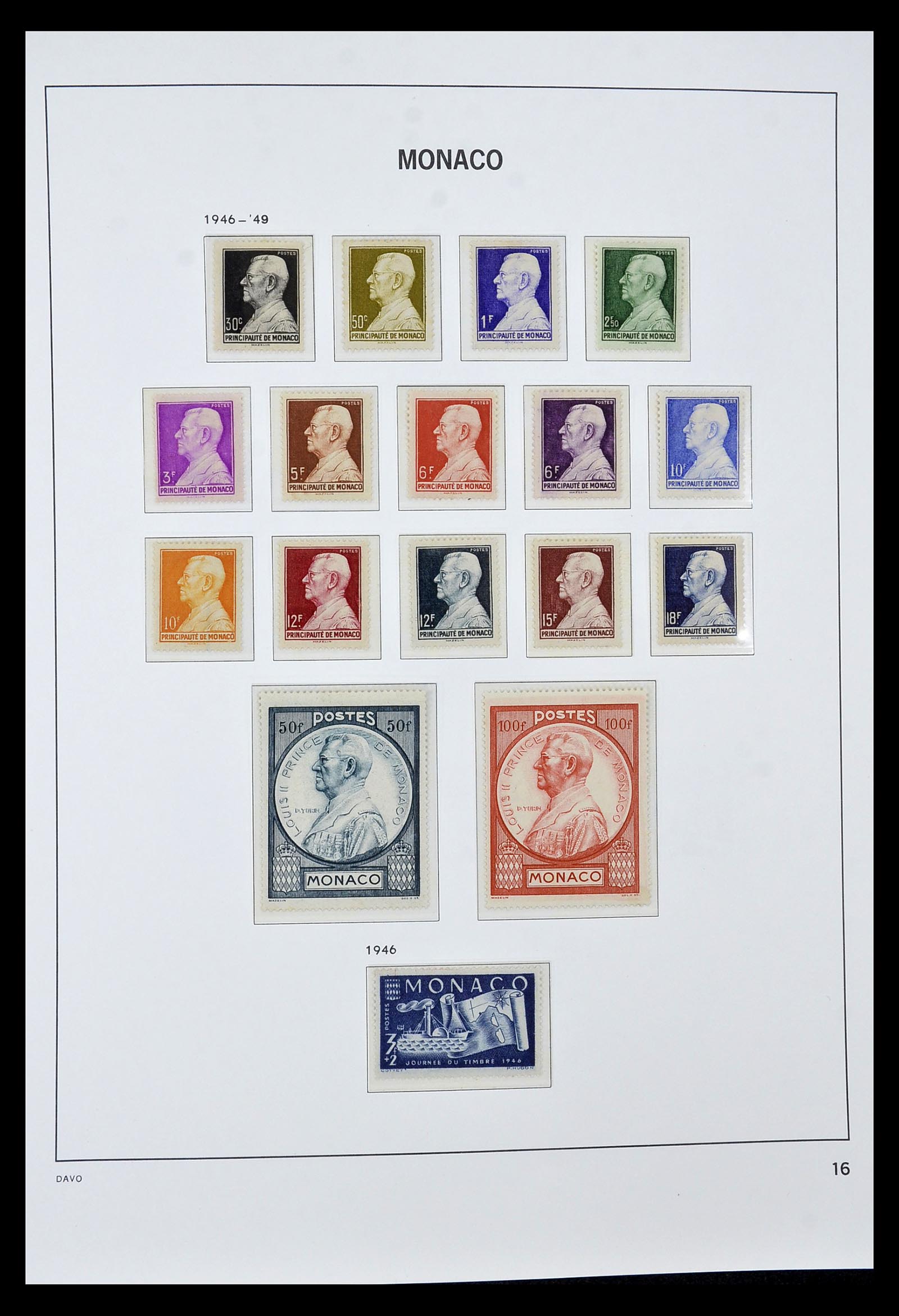 34933 016 - Postzegelverzameling 34933 Monaco 1885-2005.