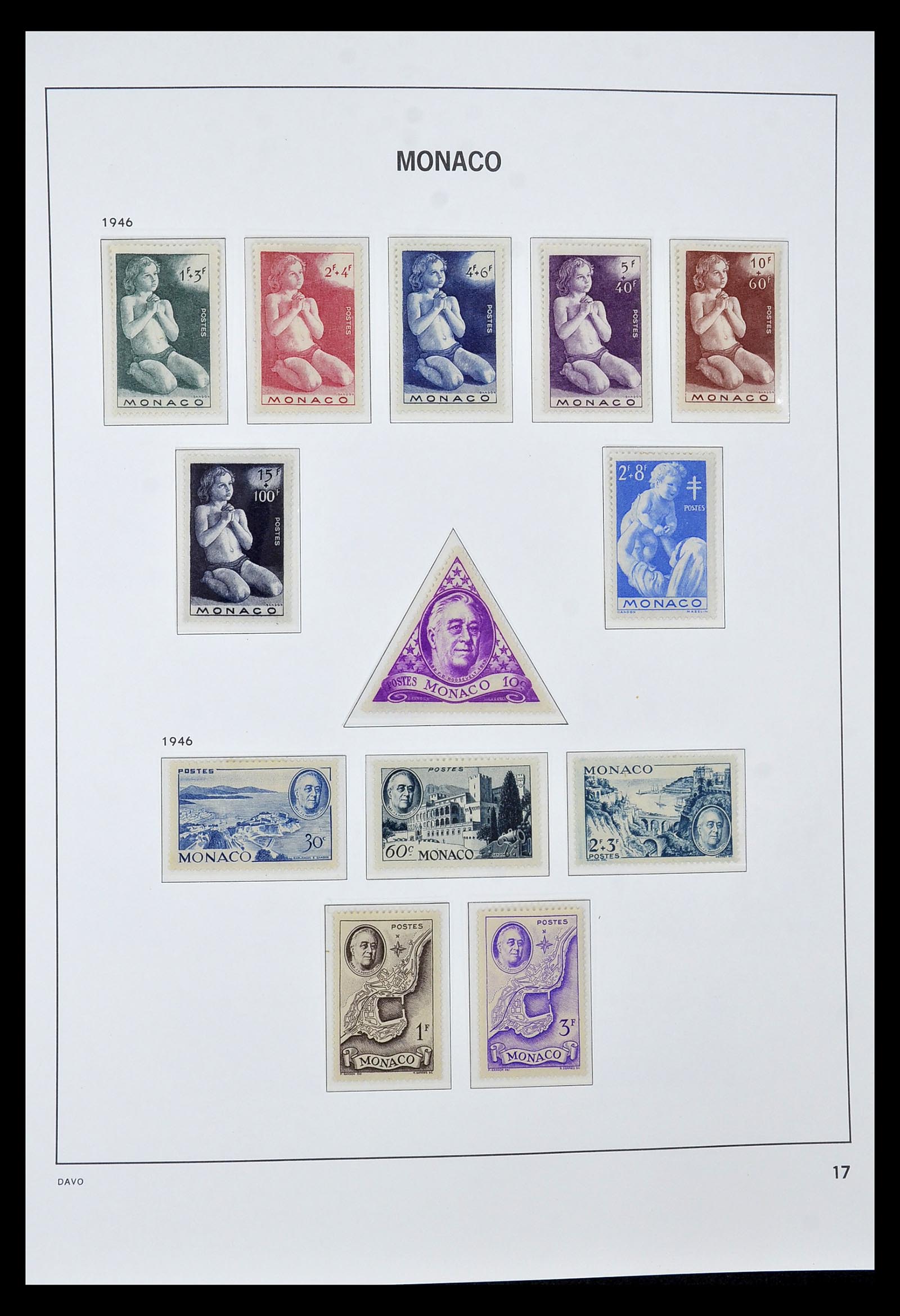 34933 017 - Postzegelverzameling 34933 Monaco 1885-2005.
