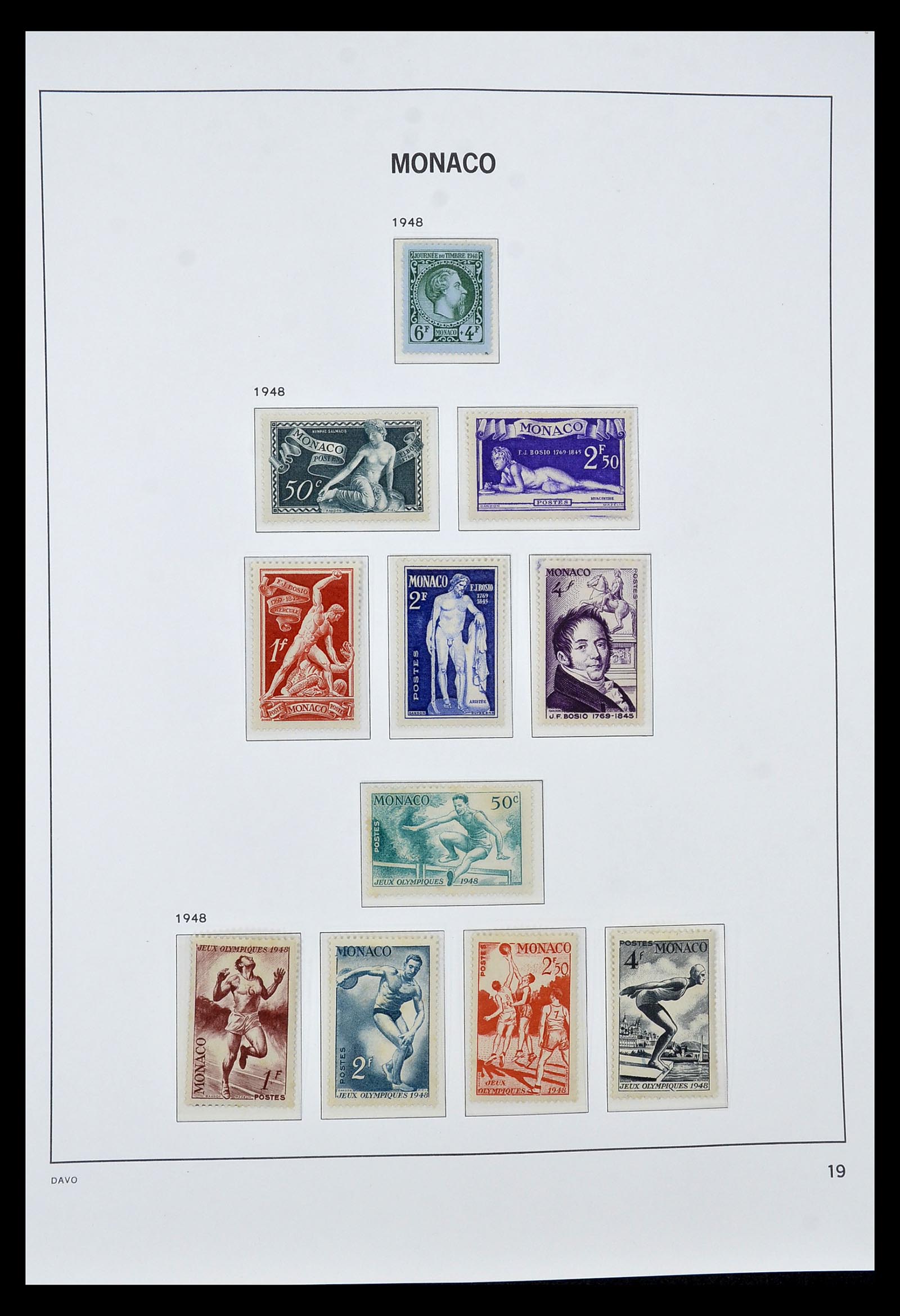 34933 019 - Postzegelverzameling 34933 Monaco 1885-2005.