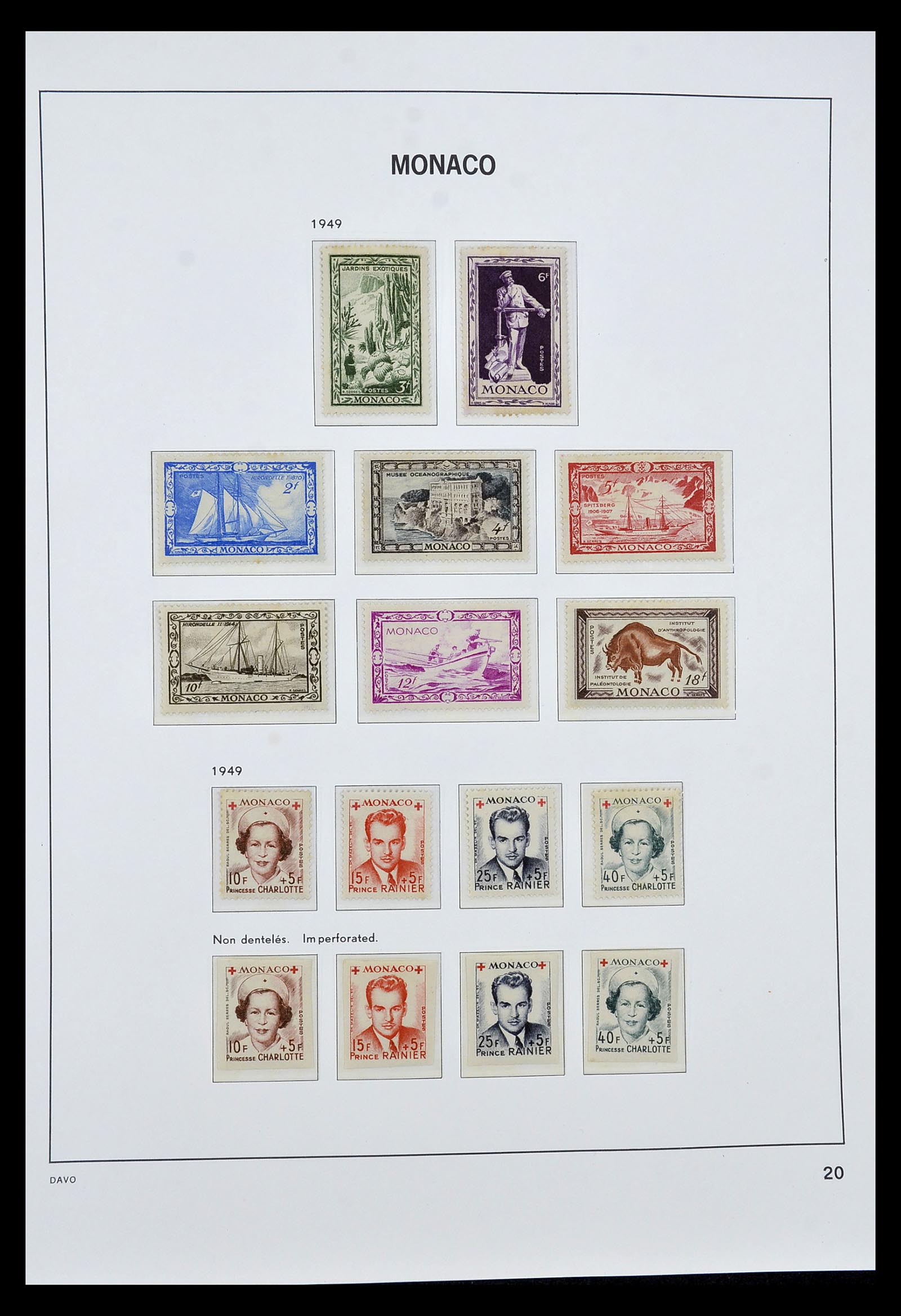 34933 020 - Postzegelverzameling 34933 Monaco 1885-2005.